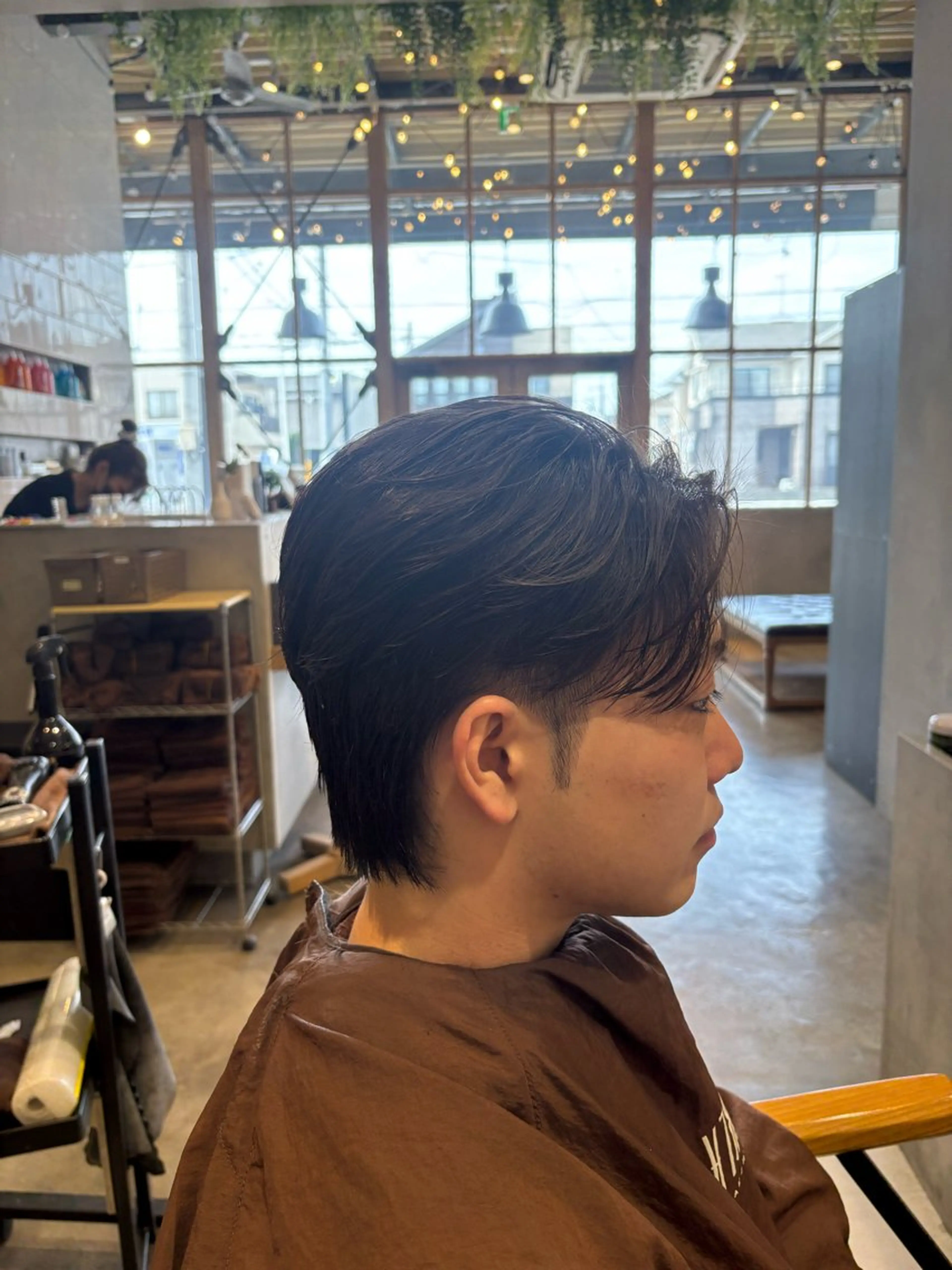 パーマ メンズ センターパート メンズ韓国風 メンズパーマ 刈り上げ ニュアンスパーマ カット パーマ メンズ特化✂️阿世賀 隆太のヘアスタイル