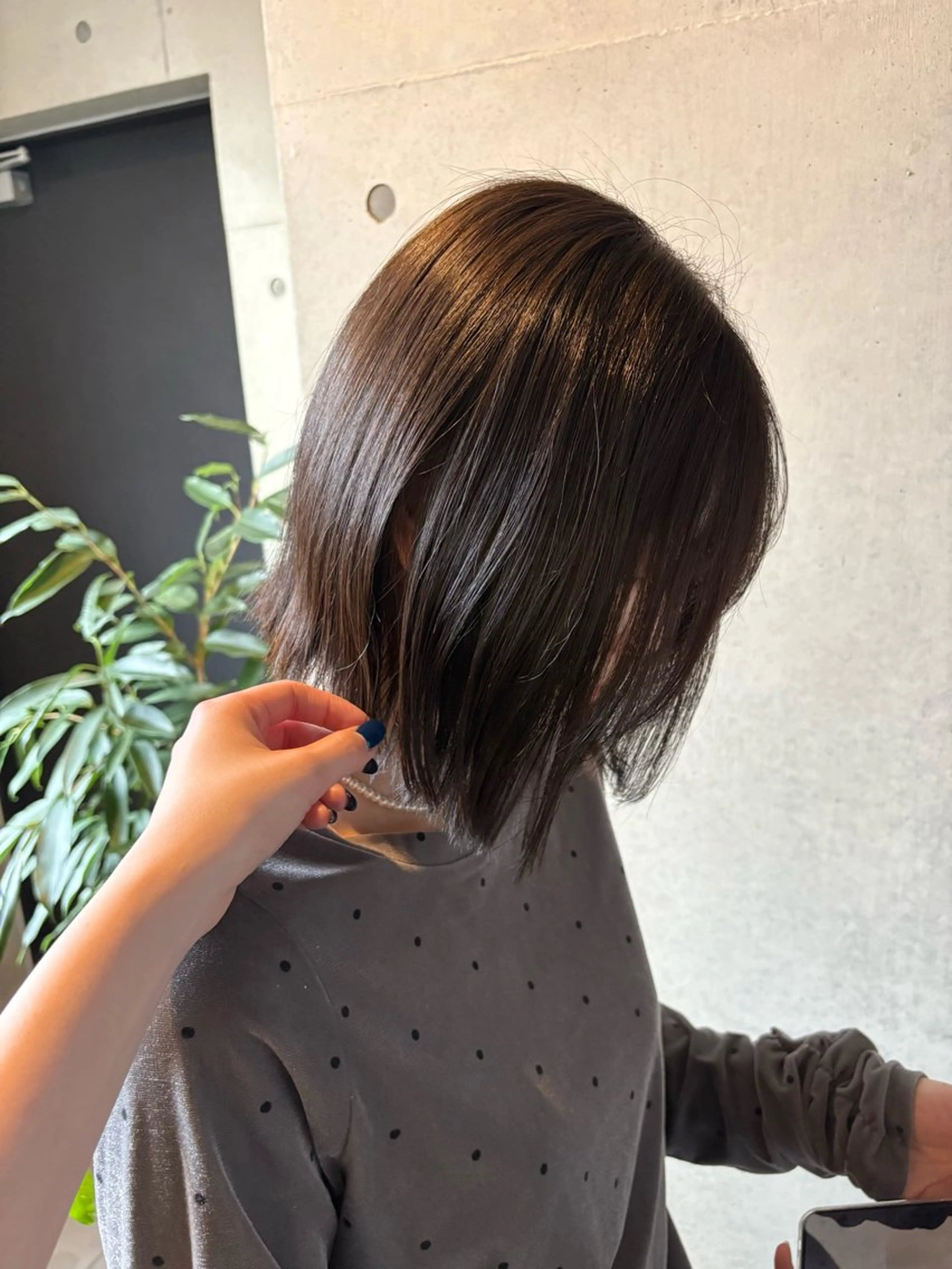 カラー ブリーチ 透明感カラー ブリーチなしカラー ヘアカラー sweep 七海のヘアスタイル