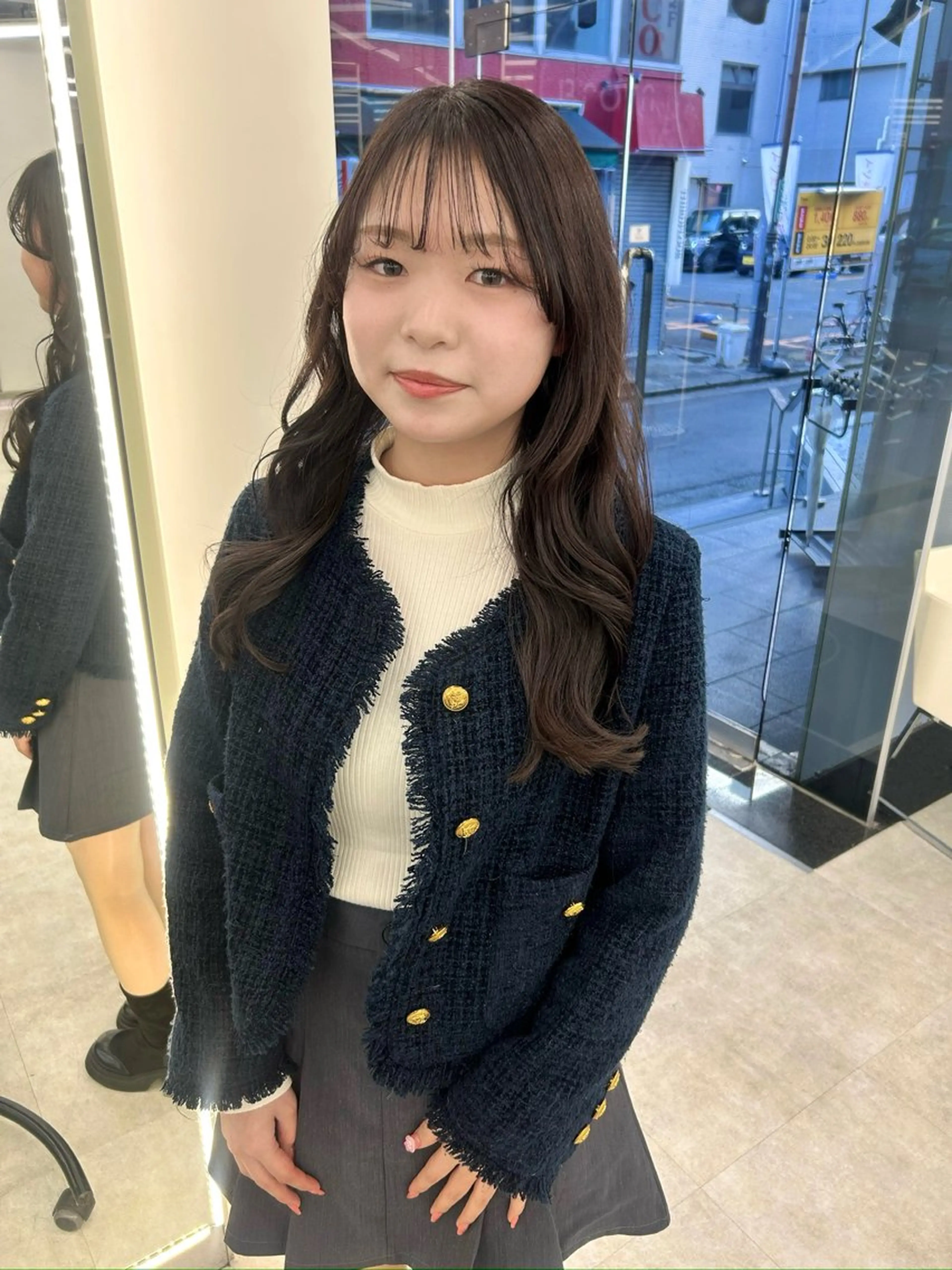 ロング カラー はるか/ブリーチカラ ー/ヘアアレンジ🤍のヘアスタイル