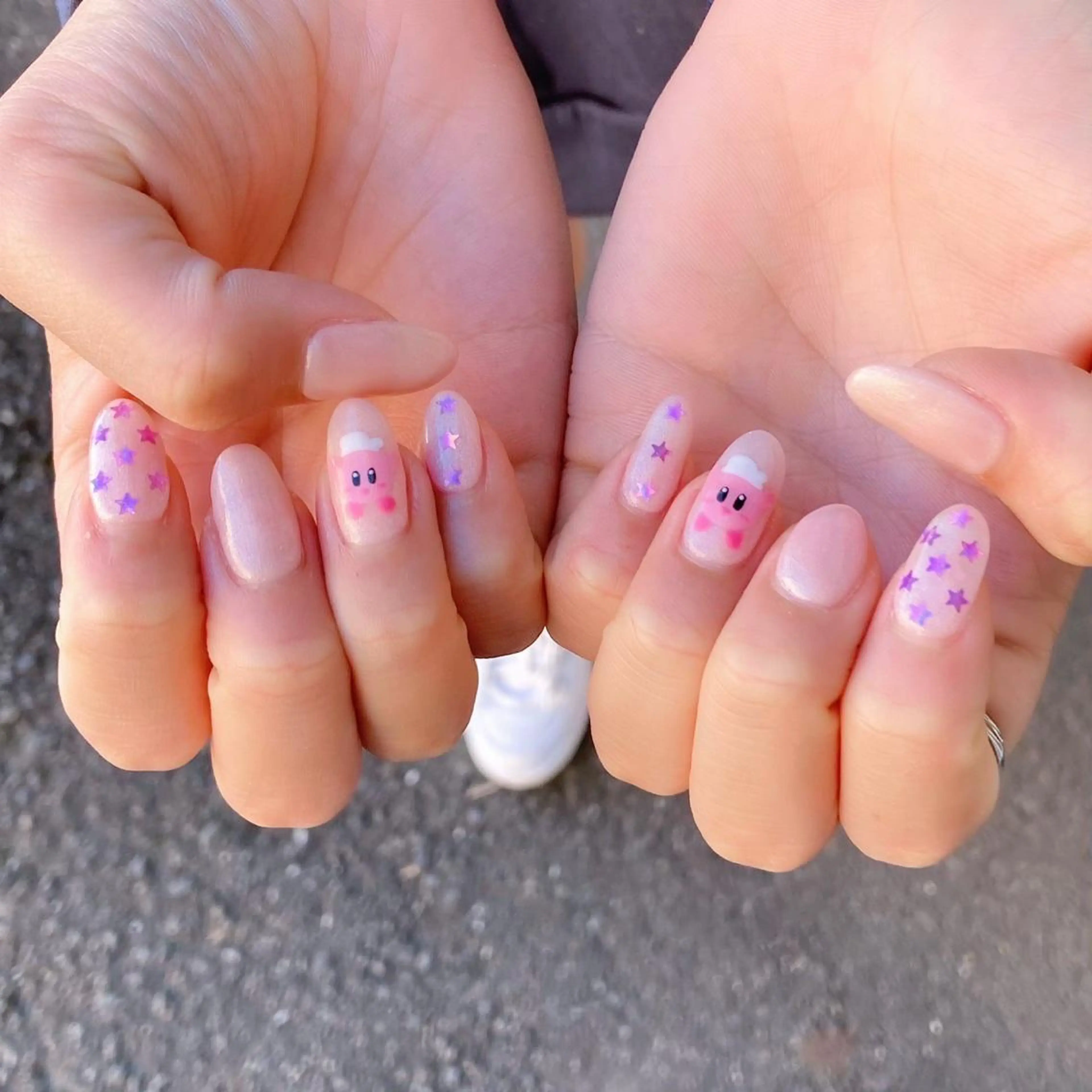 ネイル ジェルネイル パラジェル 冬ネイル Salon Ｋのネイルデザイン