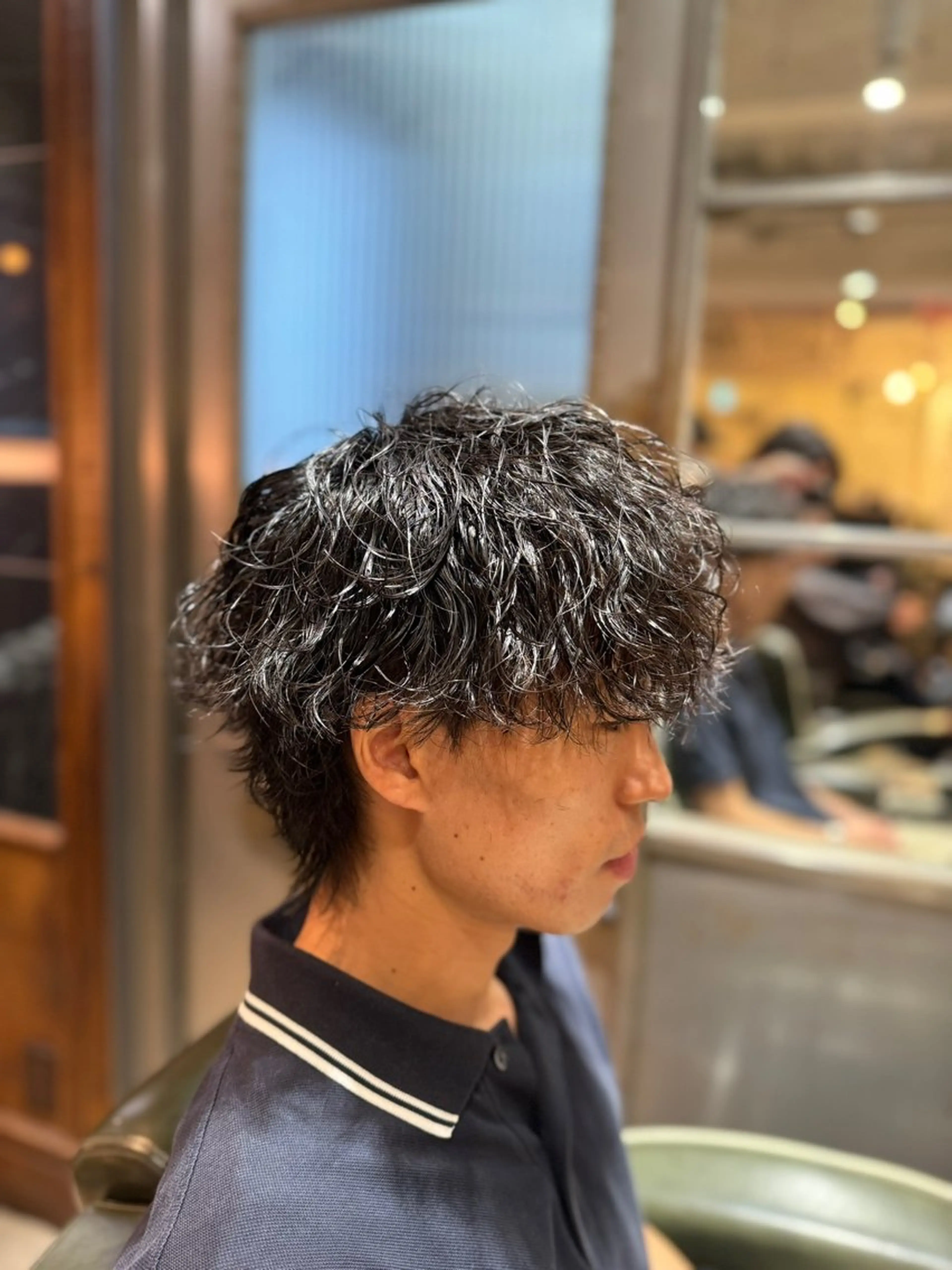 ショート パーマ カット パーマ 【⭐️men's限定 ⭐️】平田雅暉のヘアスタイル
