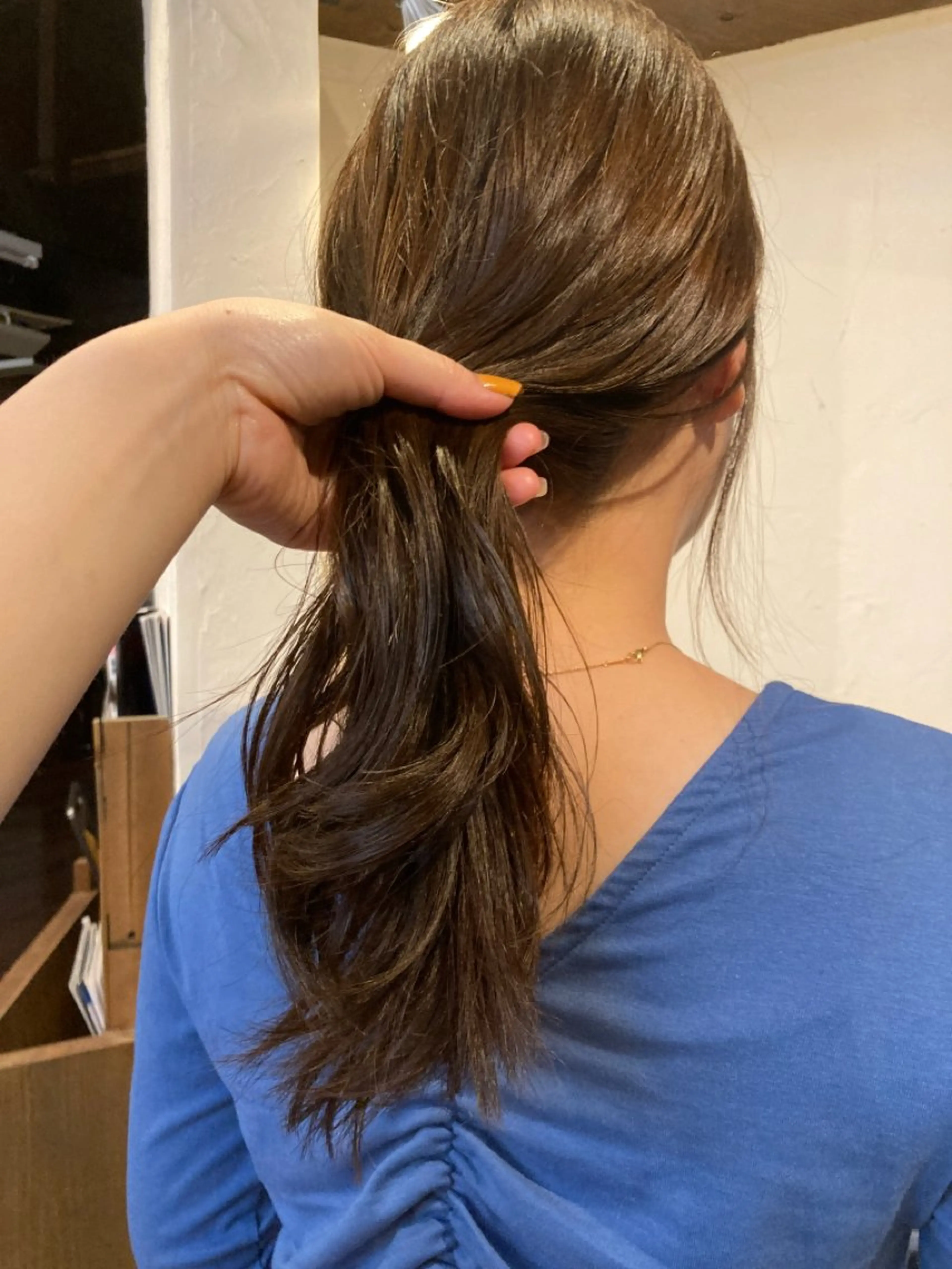 セミロング 🌸栄/髪質改善 透明感/ムラカミ🌸のヘアスタイル