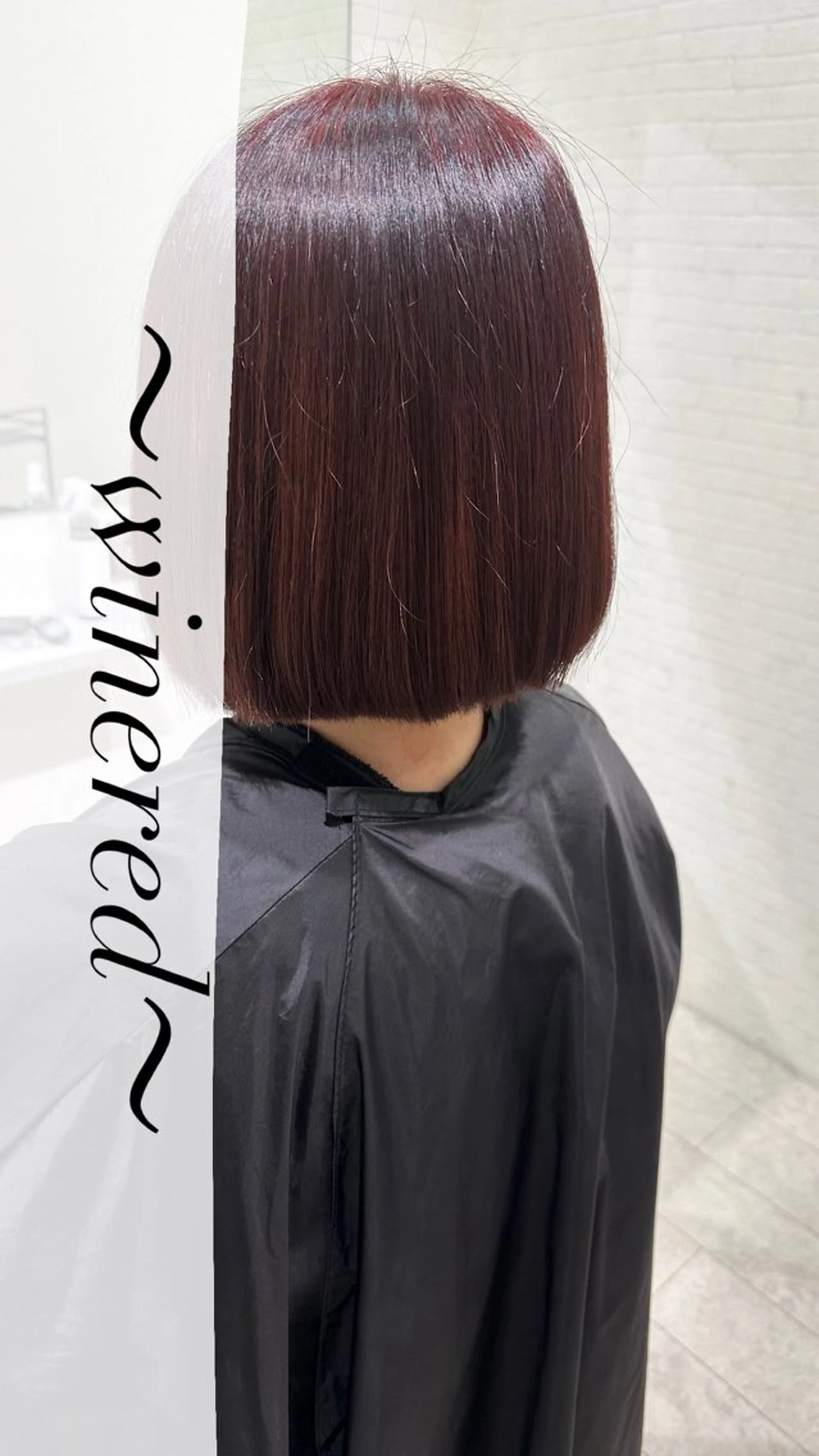 ミディアム カット Number.タナカ 間々田髪質改善のヘアスタイル