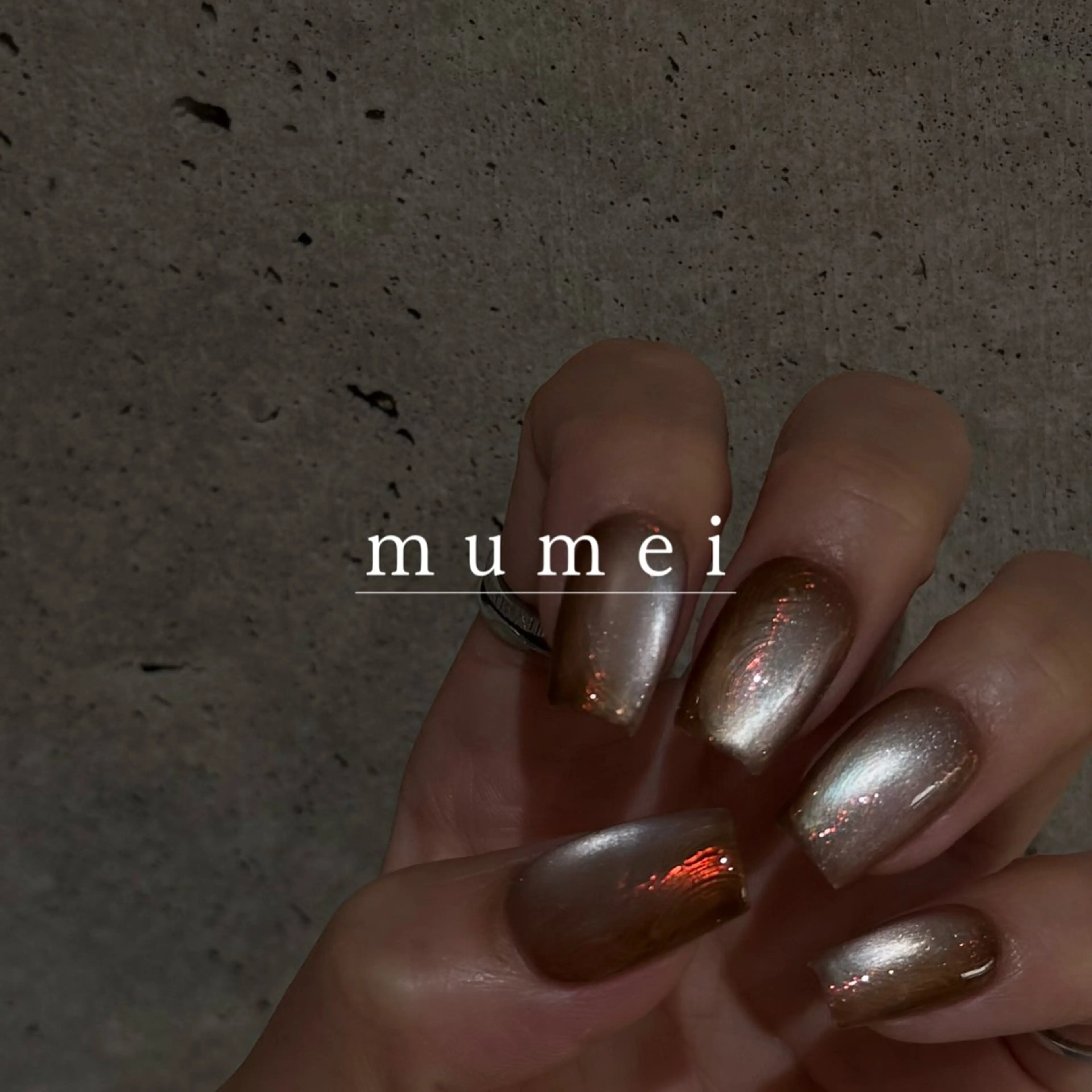 ネイル マグネットネイル ミラーネイル ハンドネイル mumei _ NATSUMIのネイルデザイン