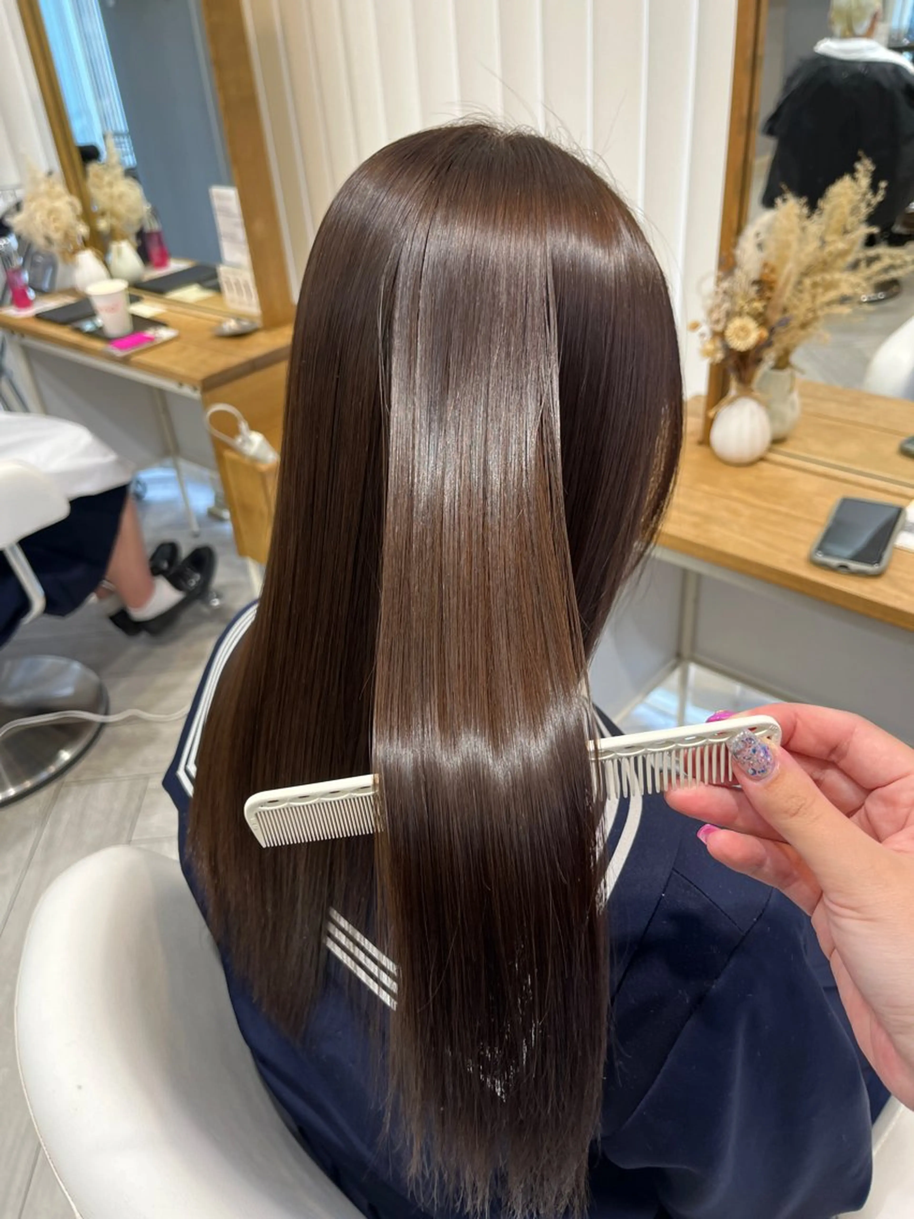 ロング カット ヘアカラー トリートメント AVANCE. chisatoのヘアスタイル