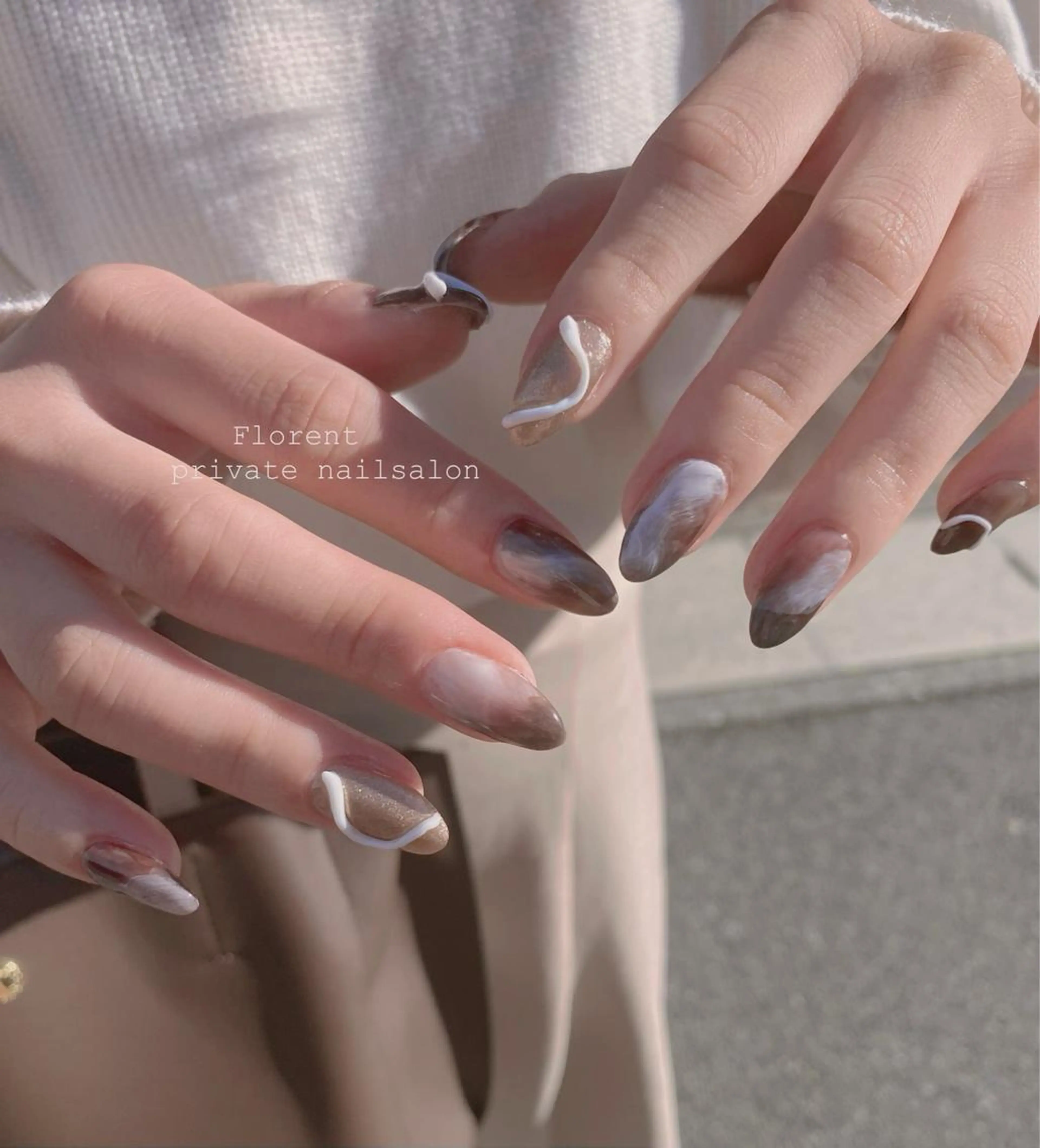 ネイル ハンドネイル florent nailのネイルデザイン