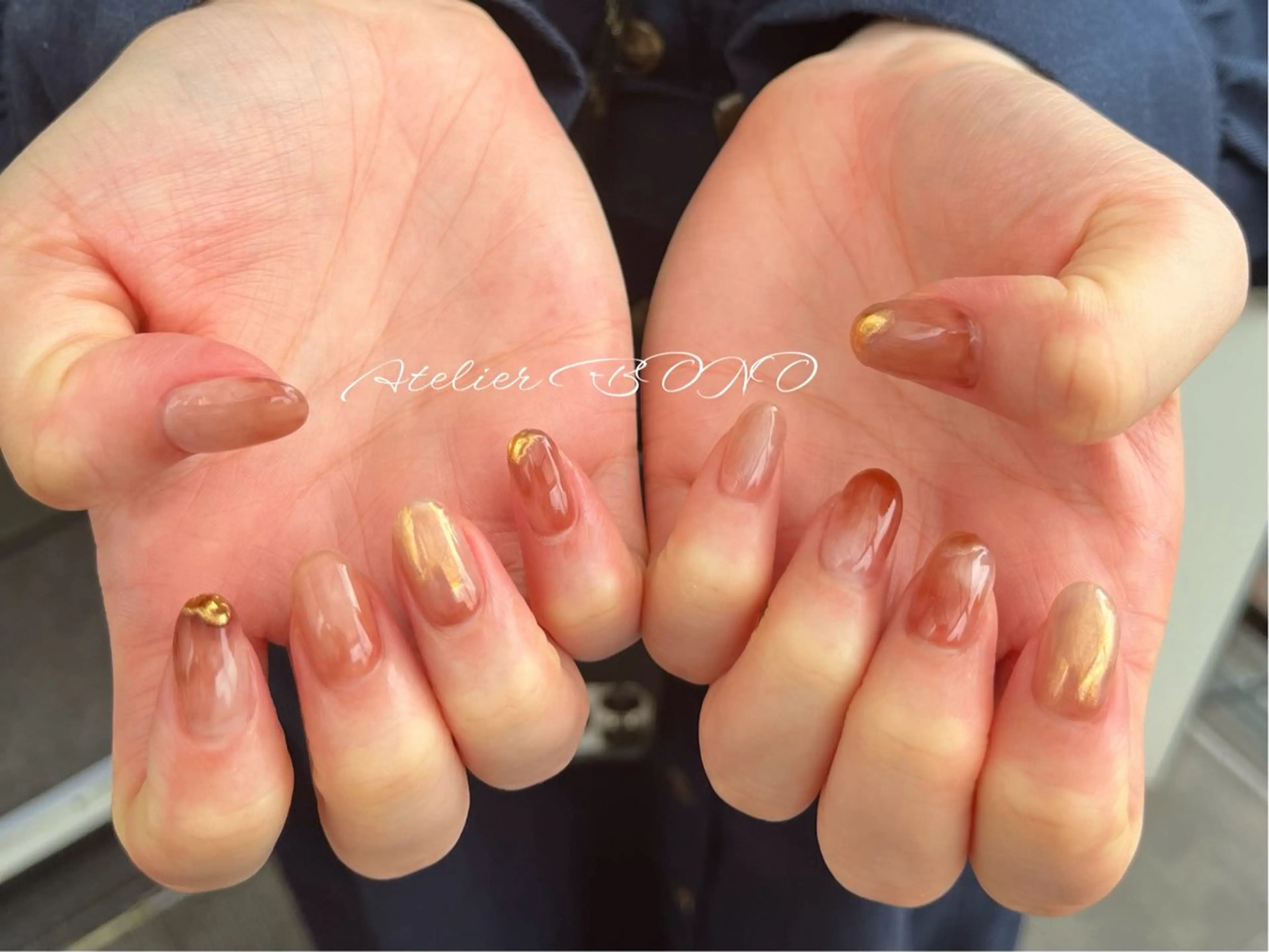 ミディアム nail salon アトリエBONOのネイルデザイン