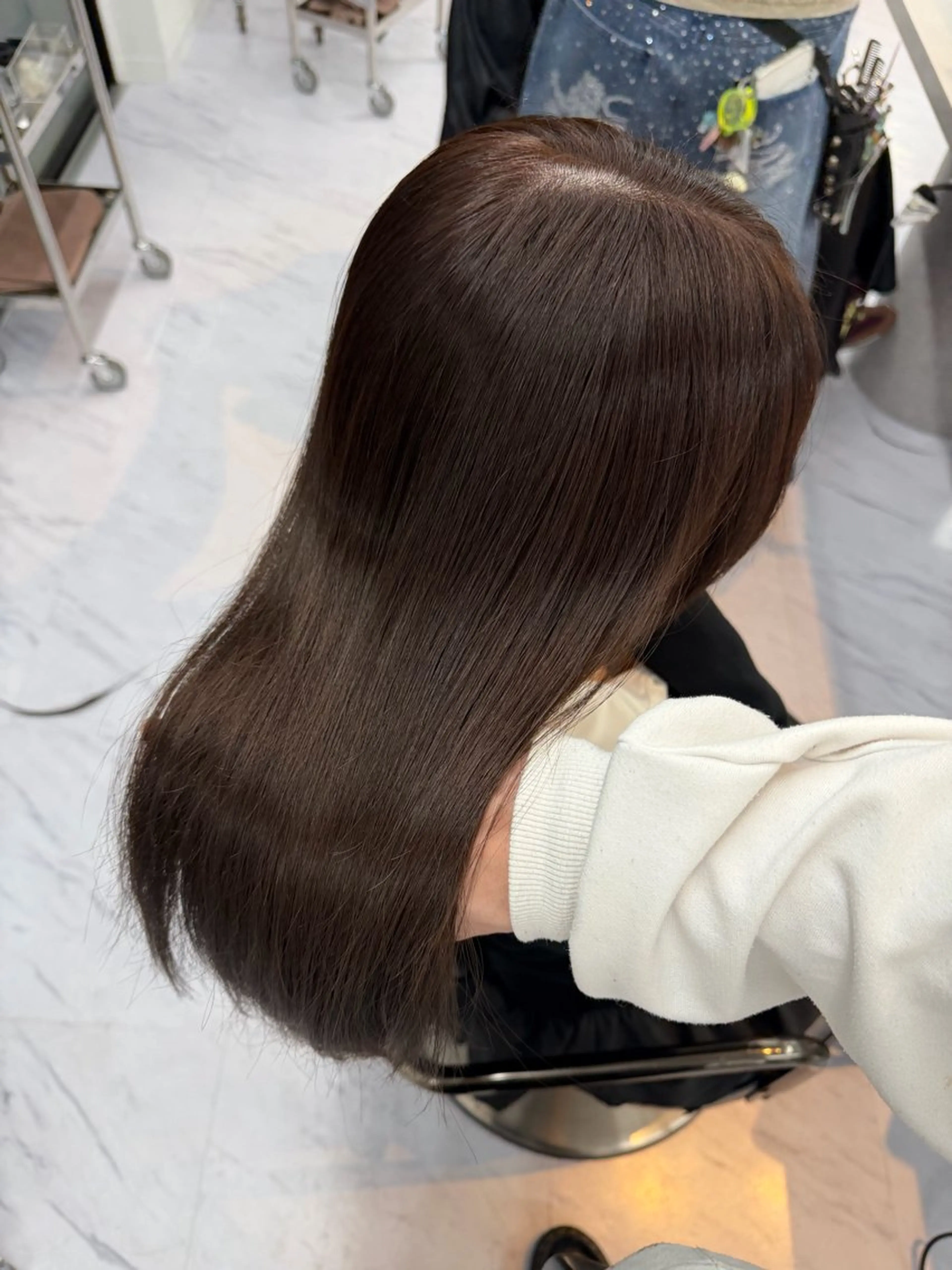 カラー カット ヘアカラー トリートメント ヘアセット Rita/髪質改善 /透明感カラーのヘアスタイル