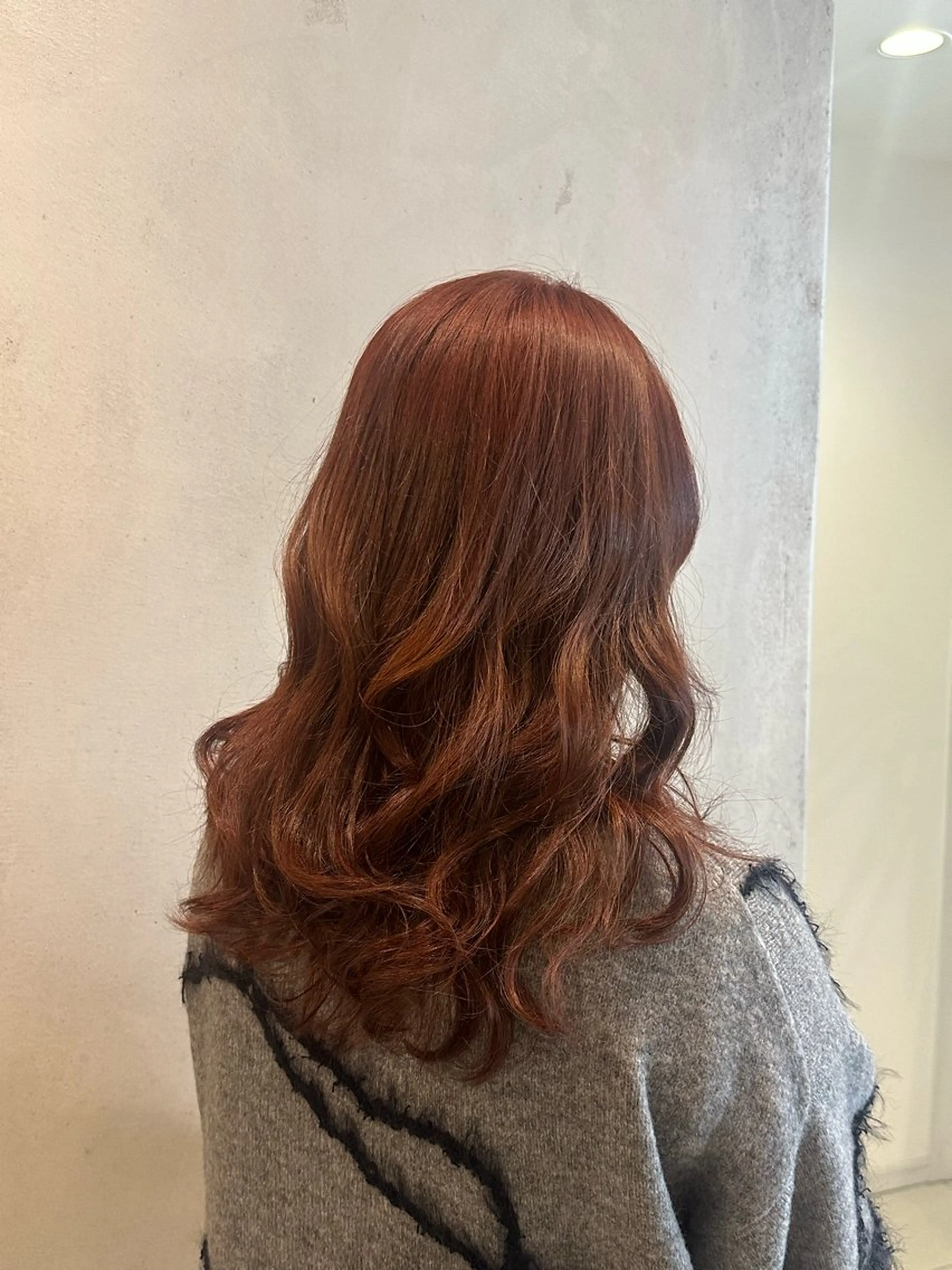 カラー ブリーチ ブラウンカラー ダブルカラー ブリーチなしカラー オレンジ 佐古 遼太のヘアスタイル