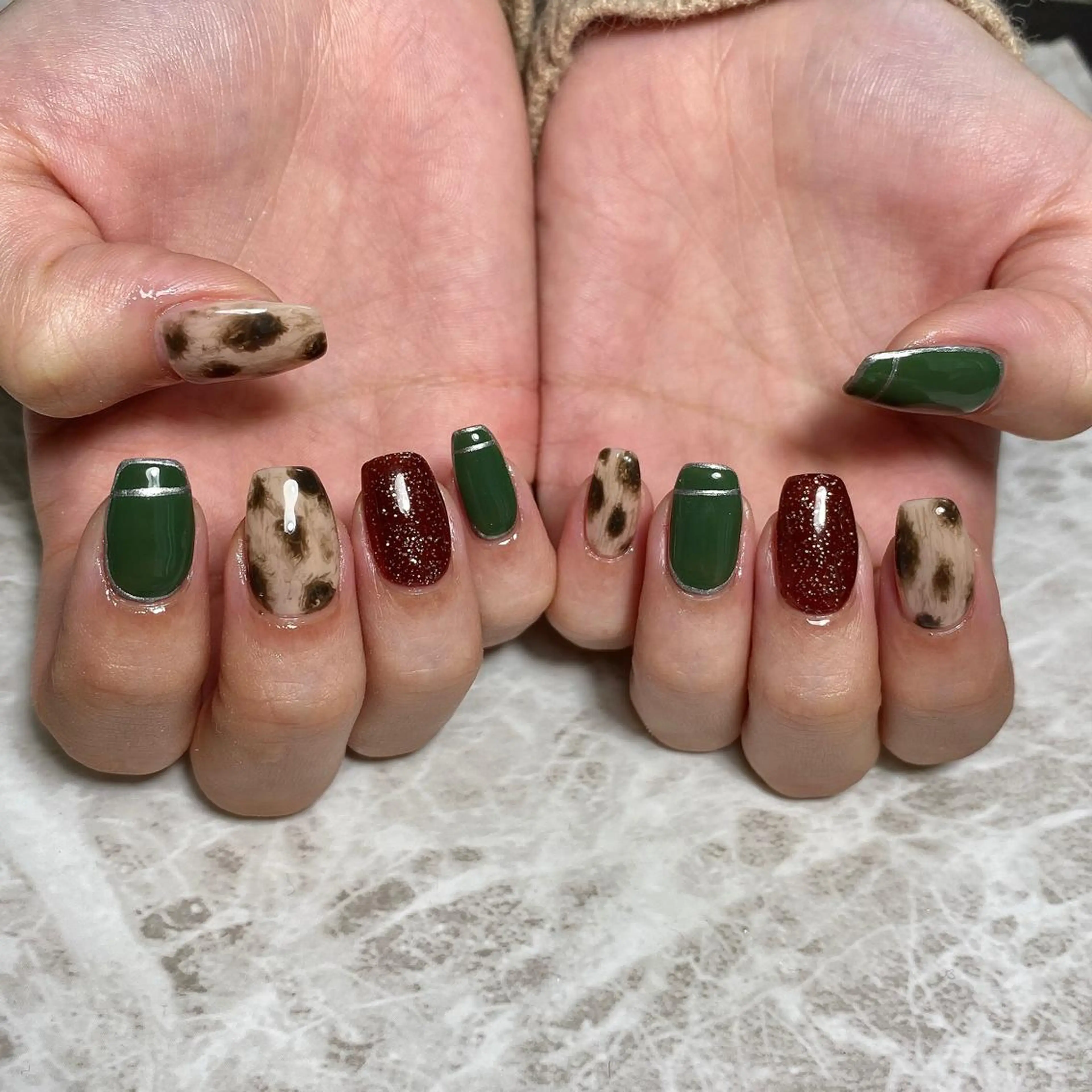 ネイル ジェルネイル ニュアンスネイル しば まなみのネイルデザイン