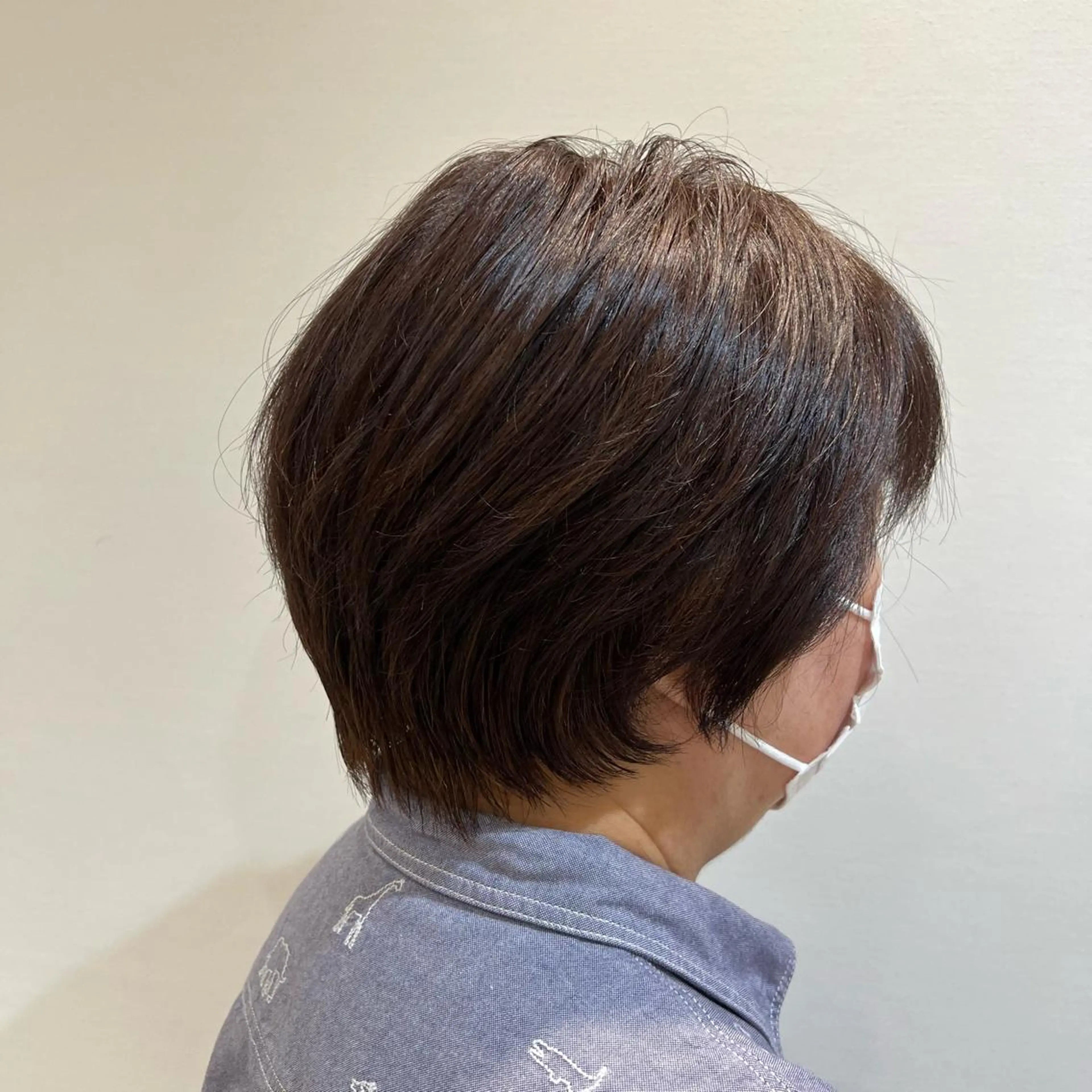 ショート カラー 韓国風🌷✨ 守屋紗希のヘアスタイル