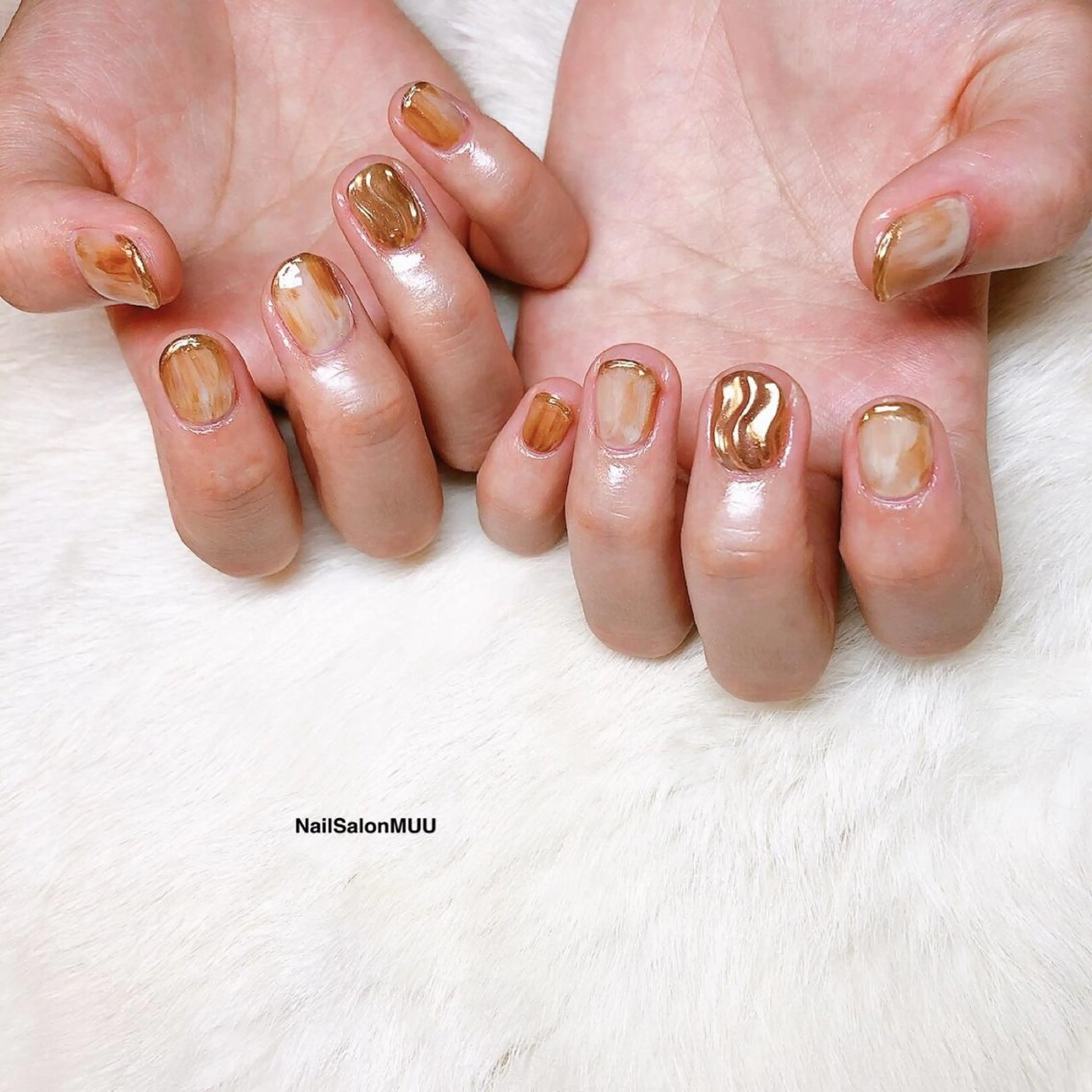 パラジェル【オフ&甘皮ケア込み】90分お好きなアート10本の写真