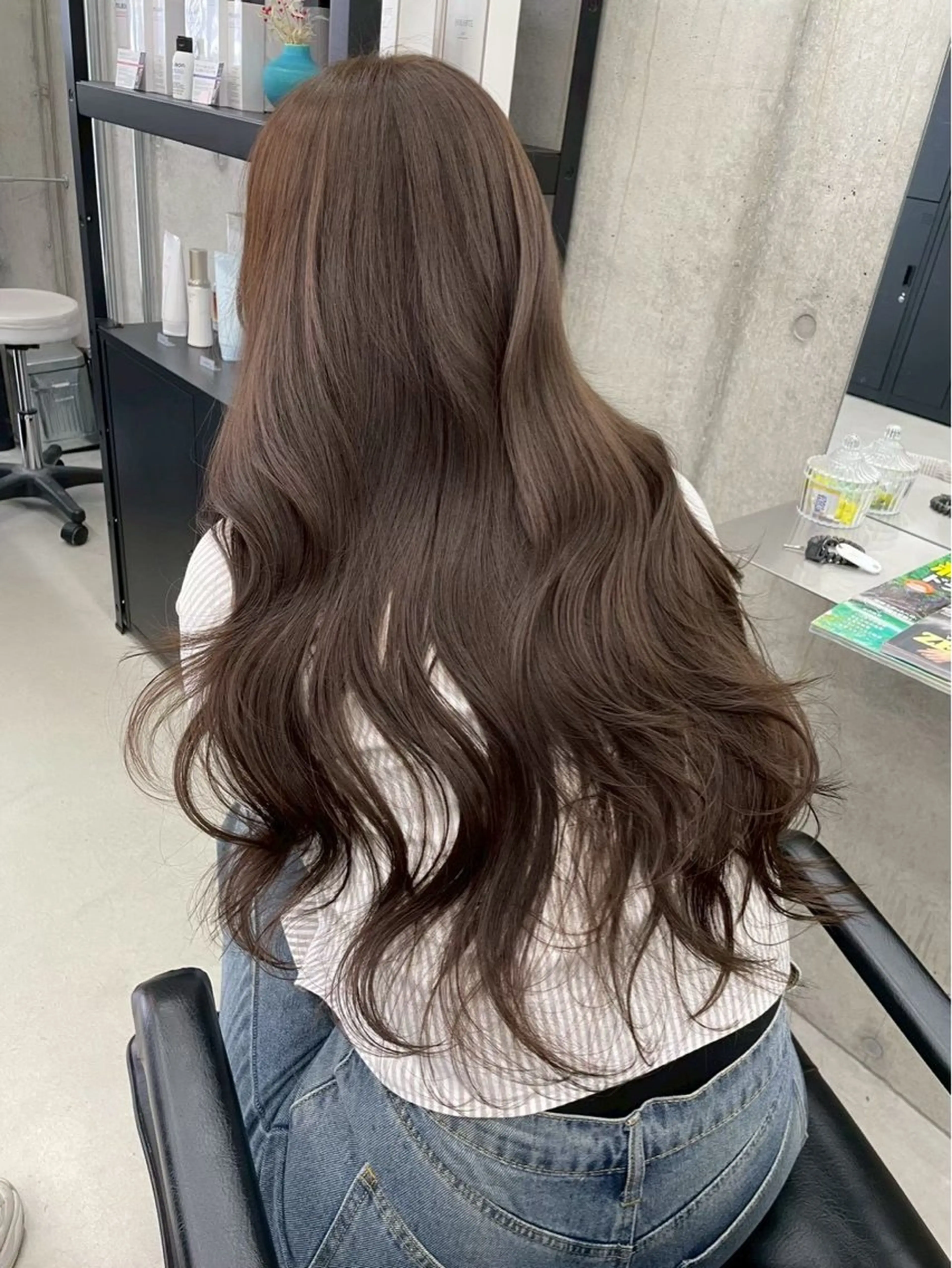 ロング ヘアカラー 大平 琶月のヘアスタイル