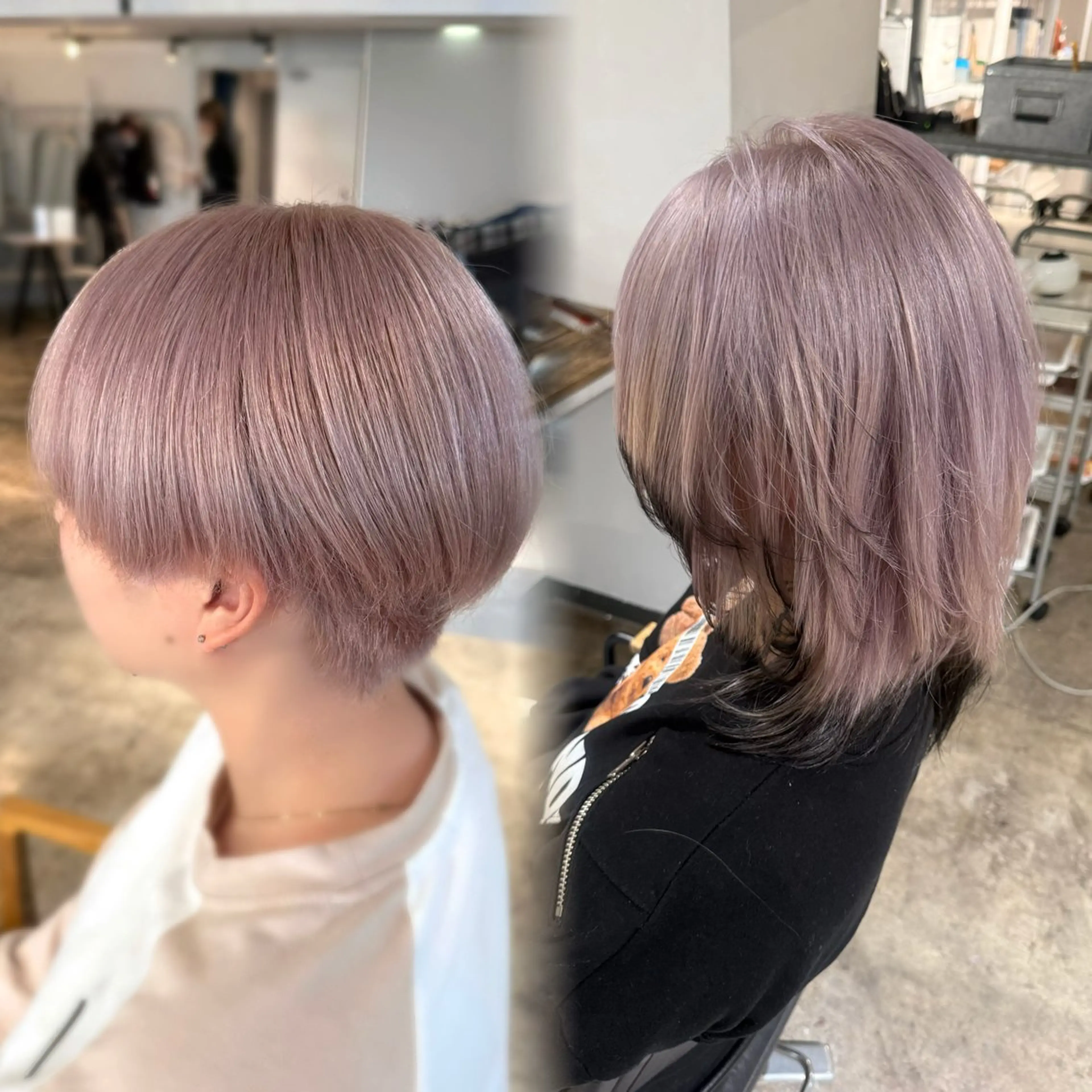 カラー 🫧ブリーチ/透明感 カラー/メンズ/みきのヘアスタイル