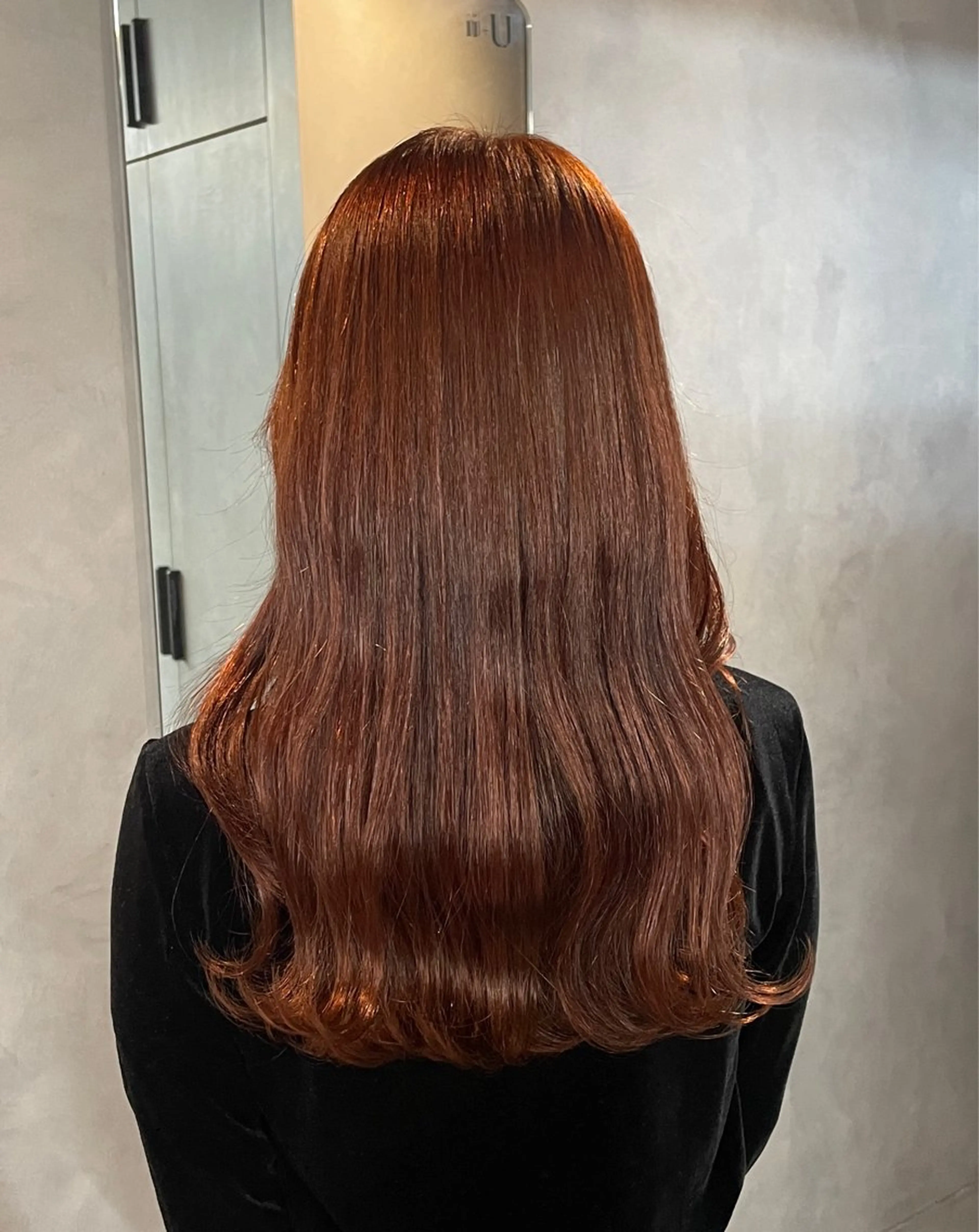 セミロング カラー ブリーチ ブラウンカラー ダブルカラー ブリーチなしカラー オレンジ カット ヘアカラー トリートメント 韓国ヘア/レイヤーカ ット/ASAKA🤍のヘアスタイル