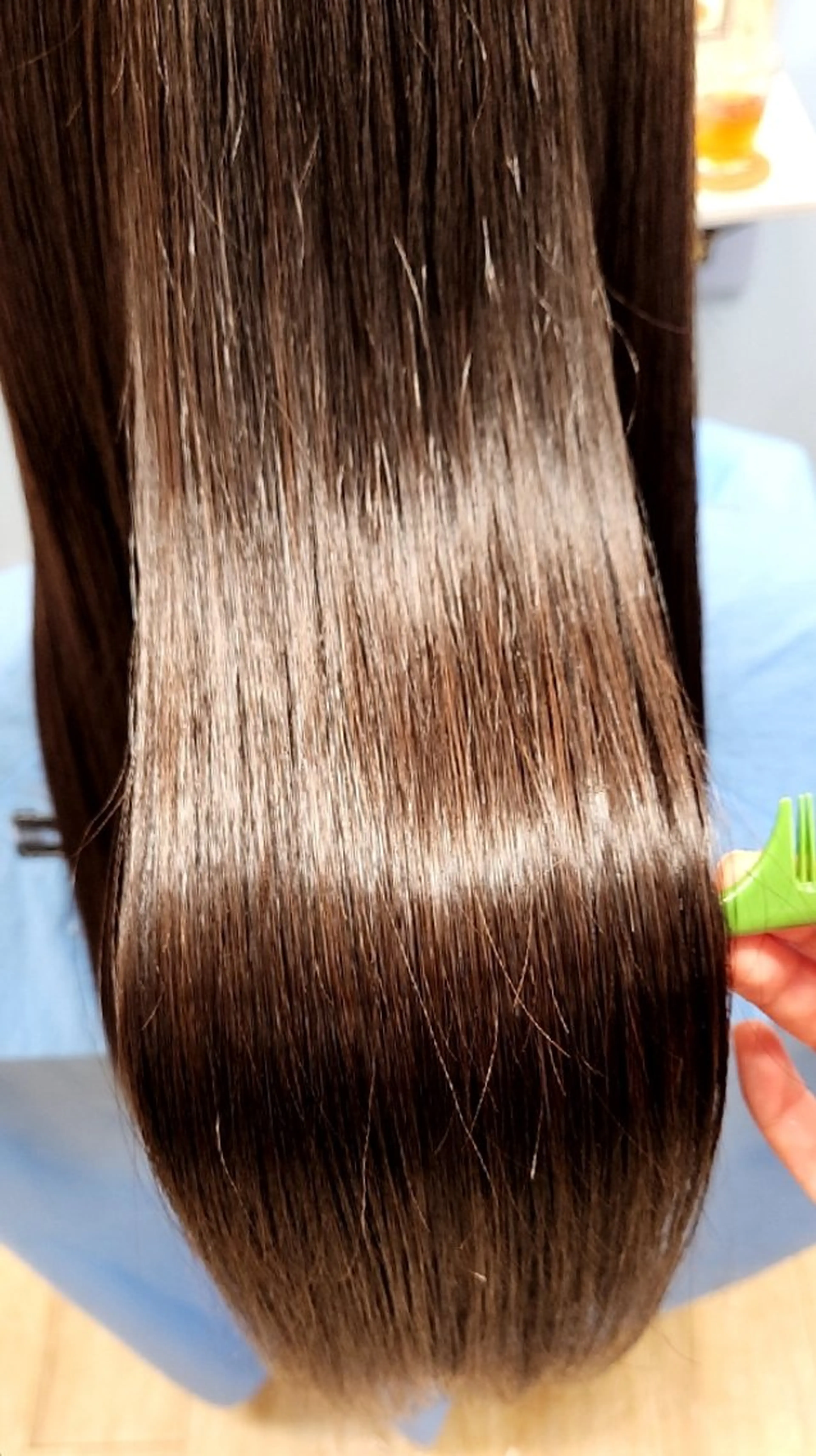 縮毛矯正＋トリートメント＋カットの写真