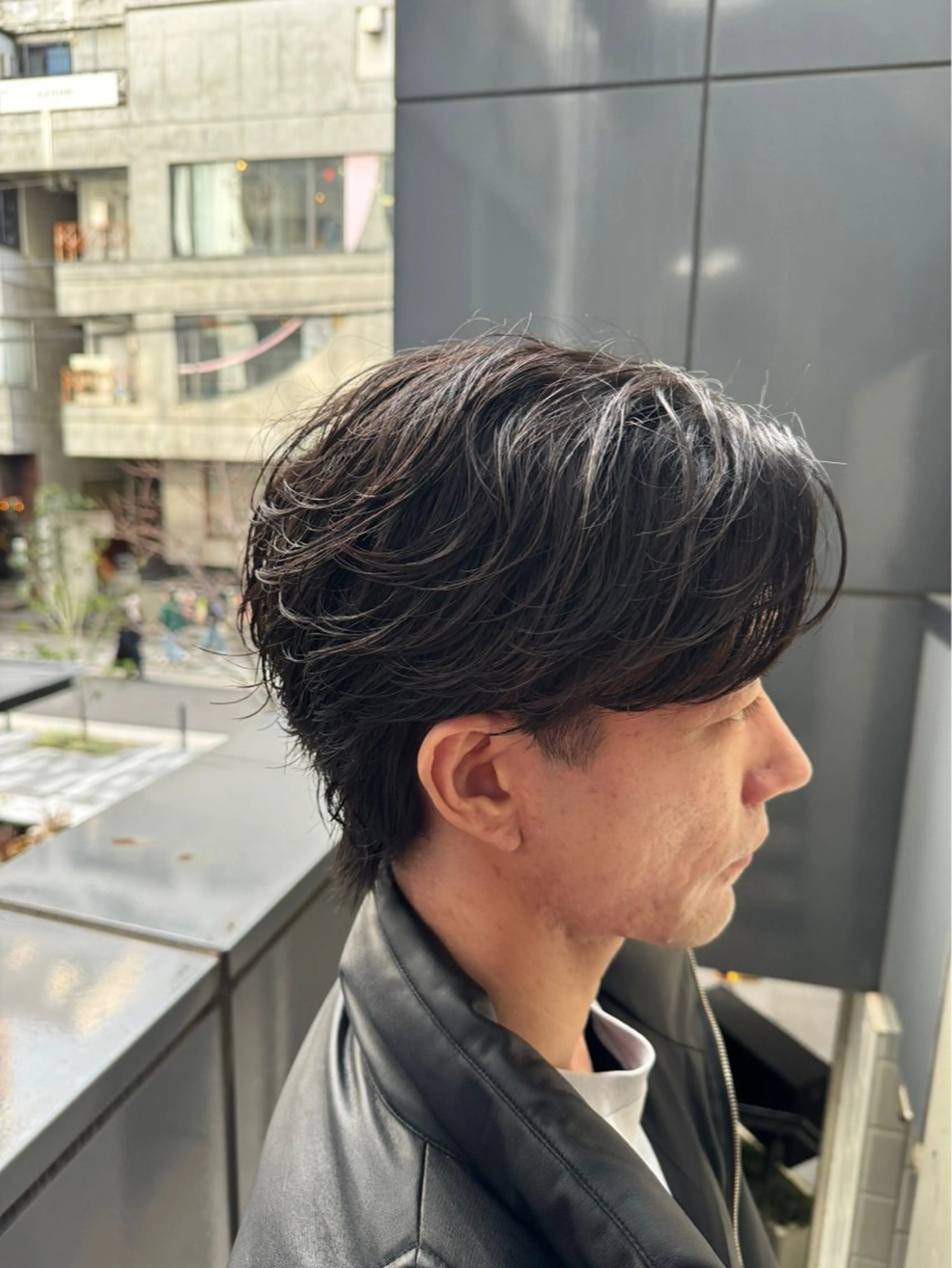 パーマ メンズ カット パーマ 河野 悠のヘアスタイル