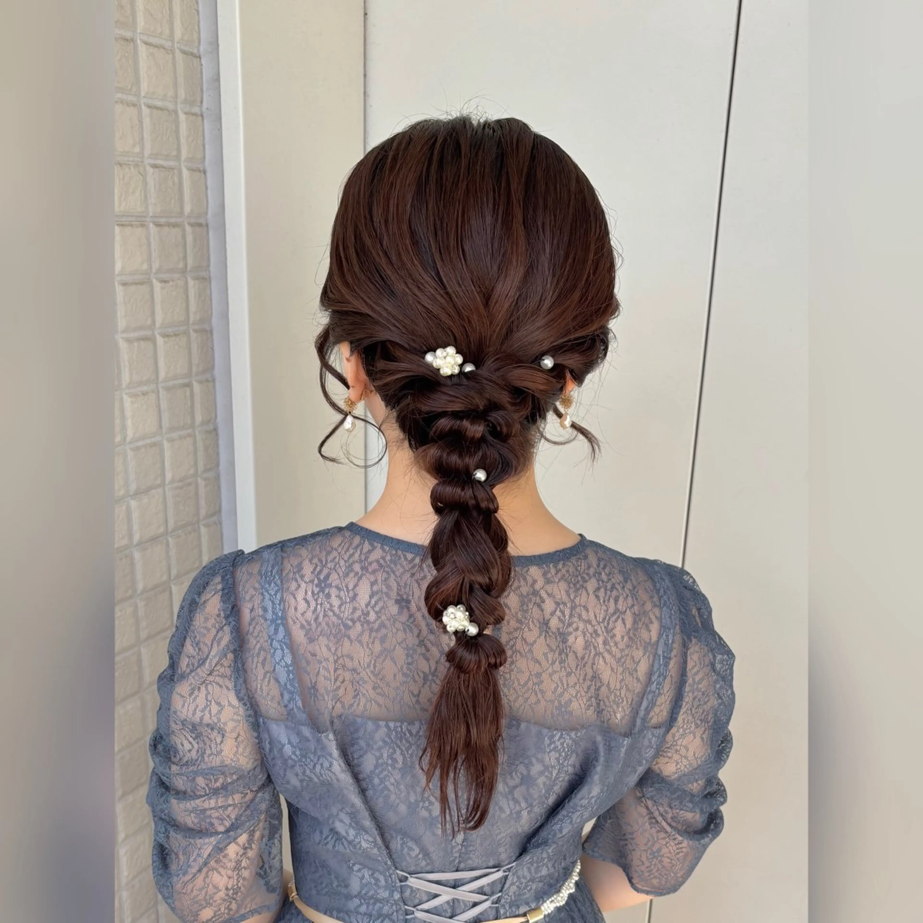 ヘアアレンジ 結婚式・ブライダル 卒業式のヘアスタイル 浴衣 韓国ヘア｜艶髪｜ ヘアアレンジ｜yuiのヘアスタイル