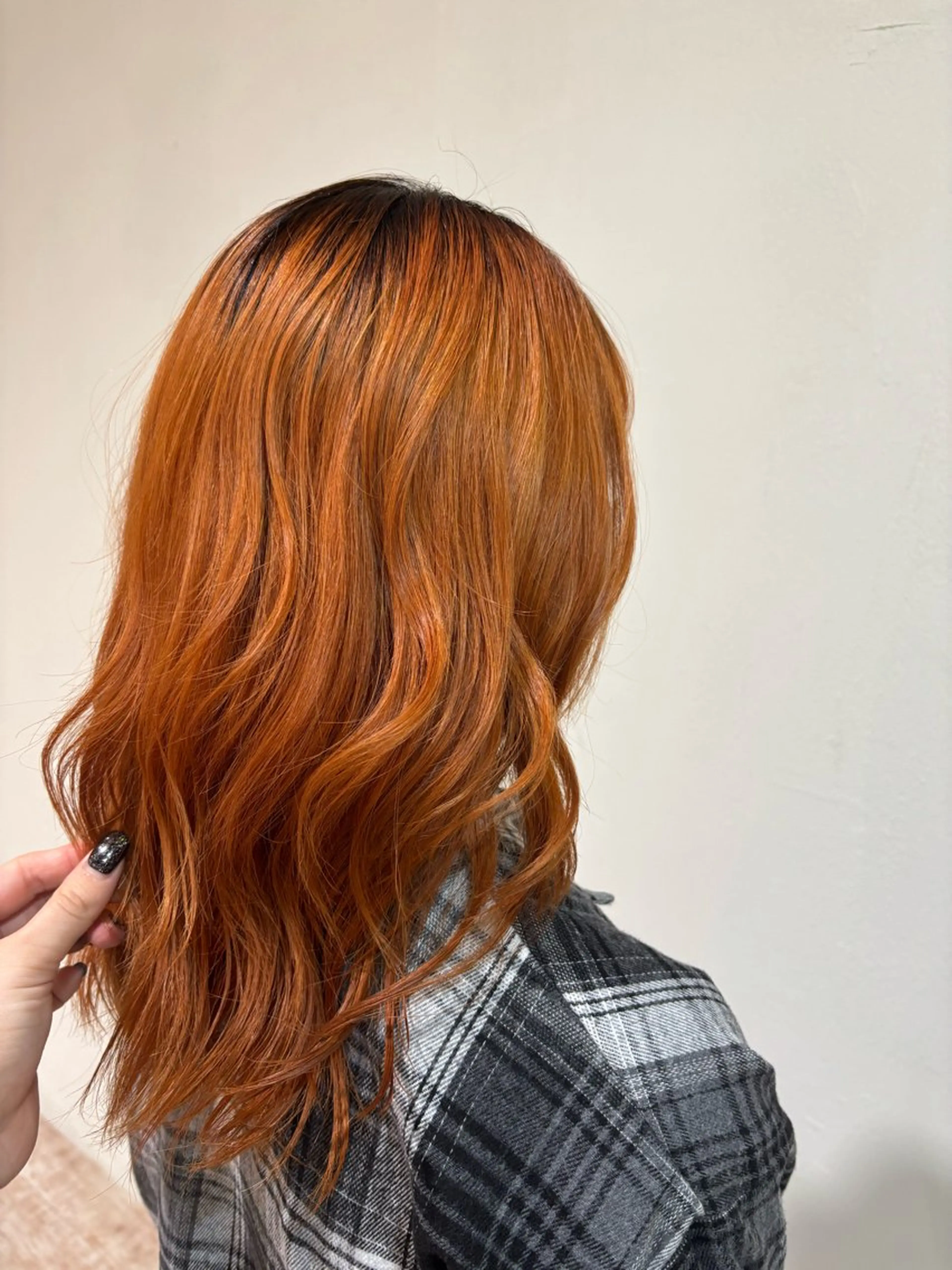 ミディアム カラー オレンジ モデル募集中🐰 豊橋/金城未帆🌙のヘアスタイル
