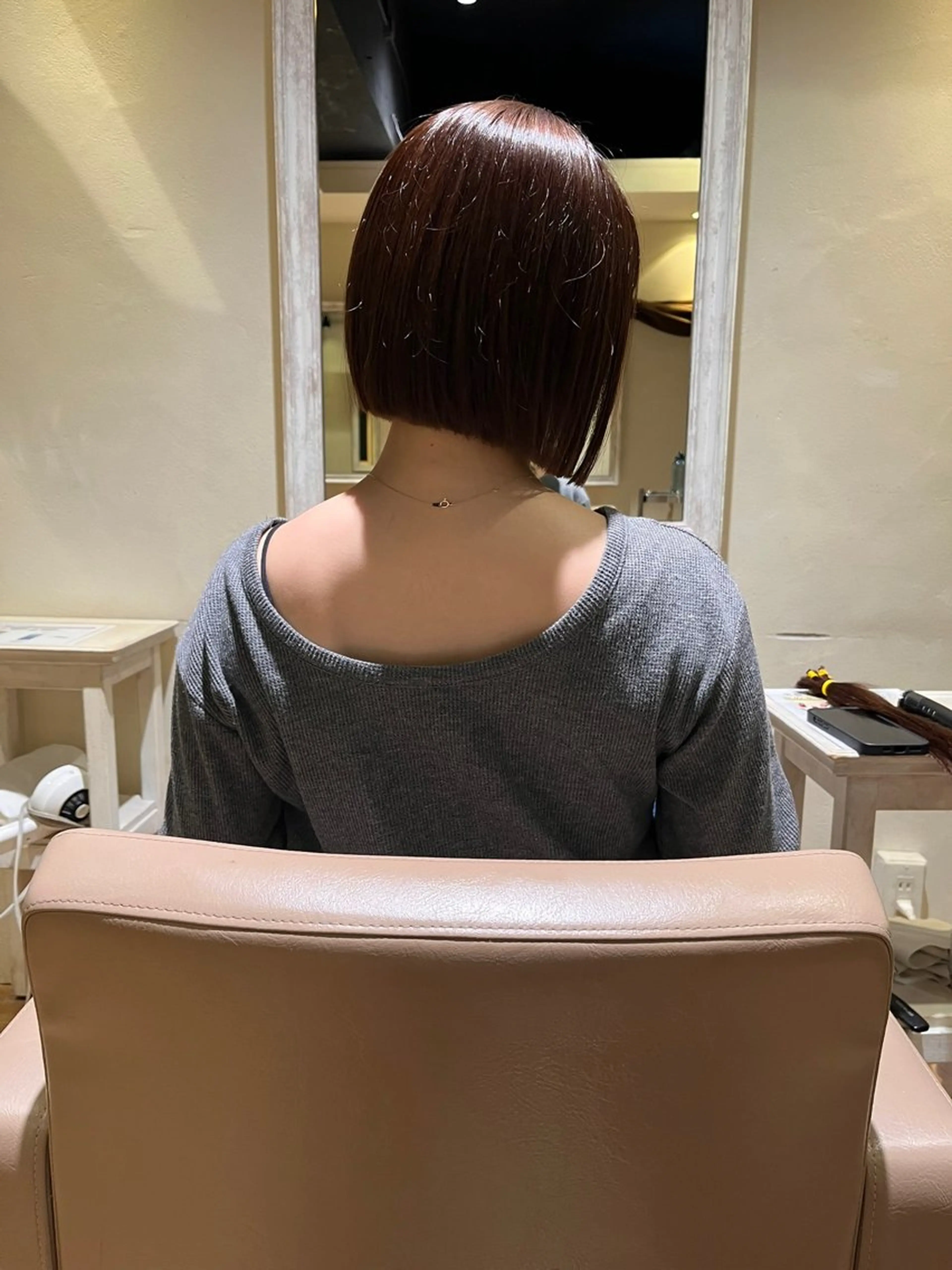 ショート ボブ ボブ/レイヤー/ 梅田/天野川奈緒のヘアスタイル