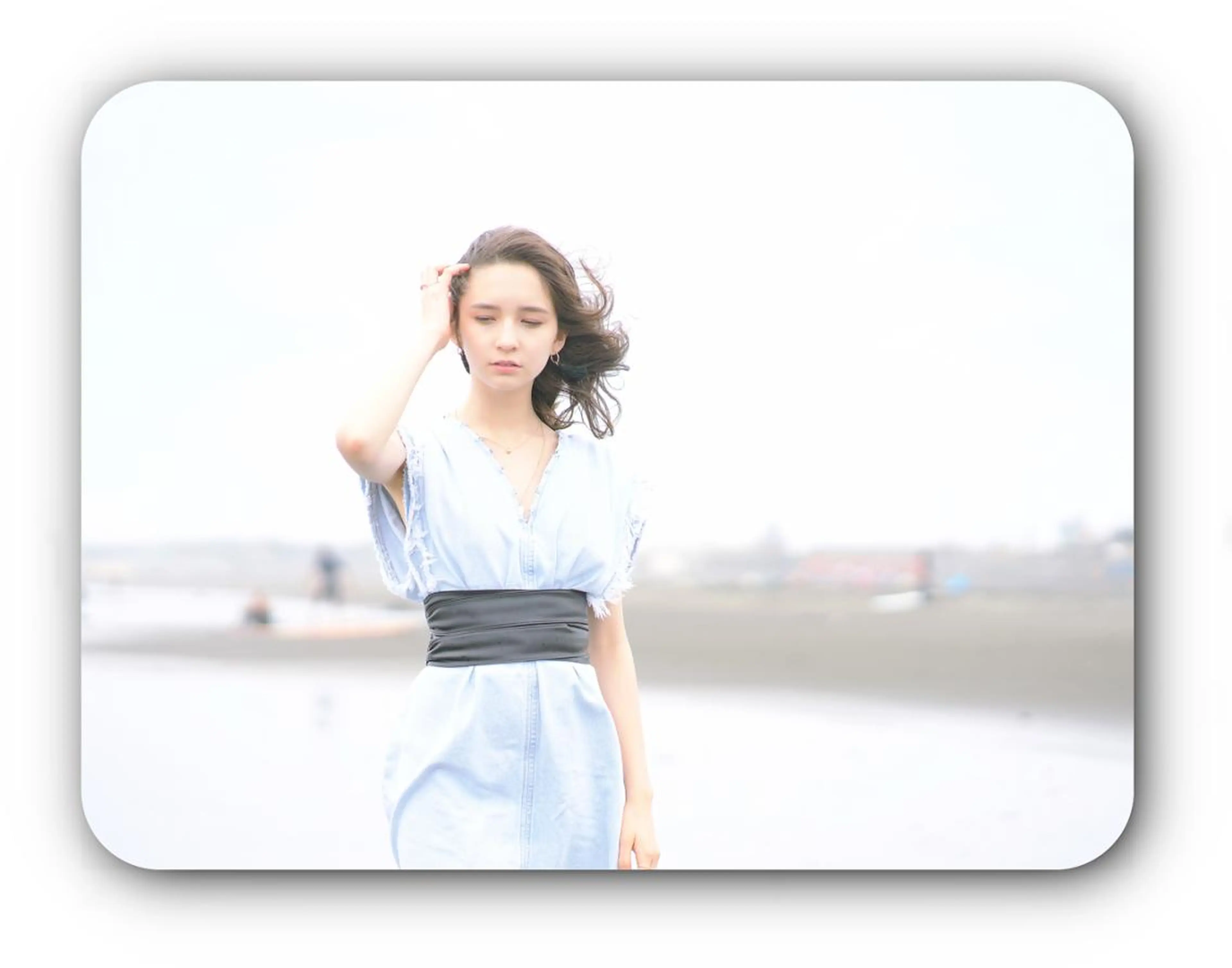 ミディアム カラー アッシュ ベージュカラー 黒髪 ブルーカラー ブルーアッシュ N° anfeel 渋谷🪞🫧のヘアスタイル