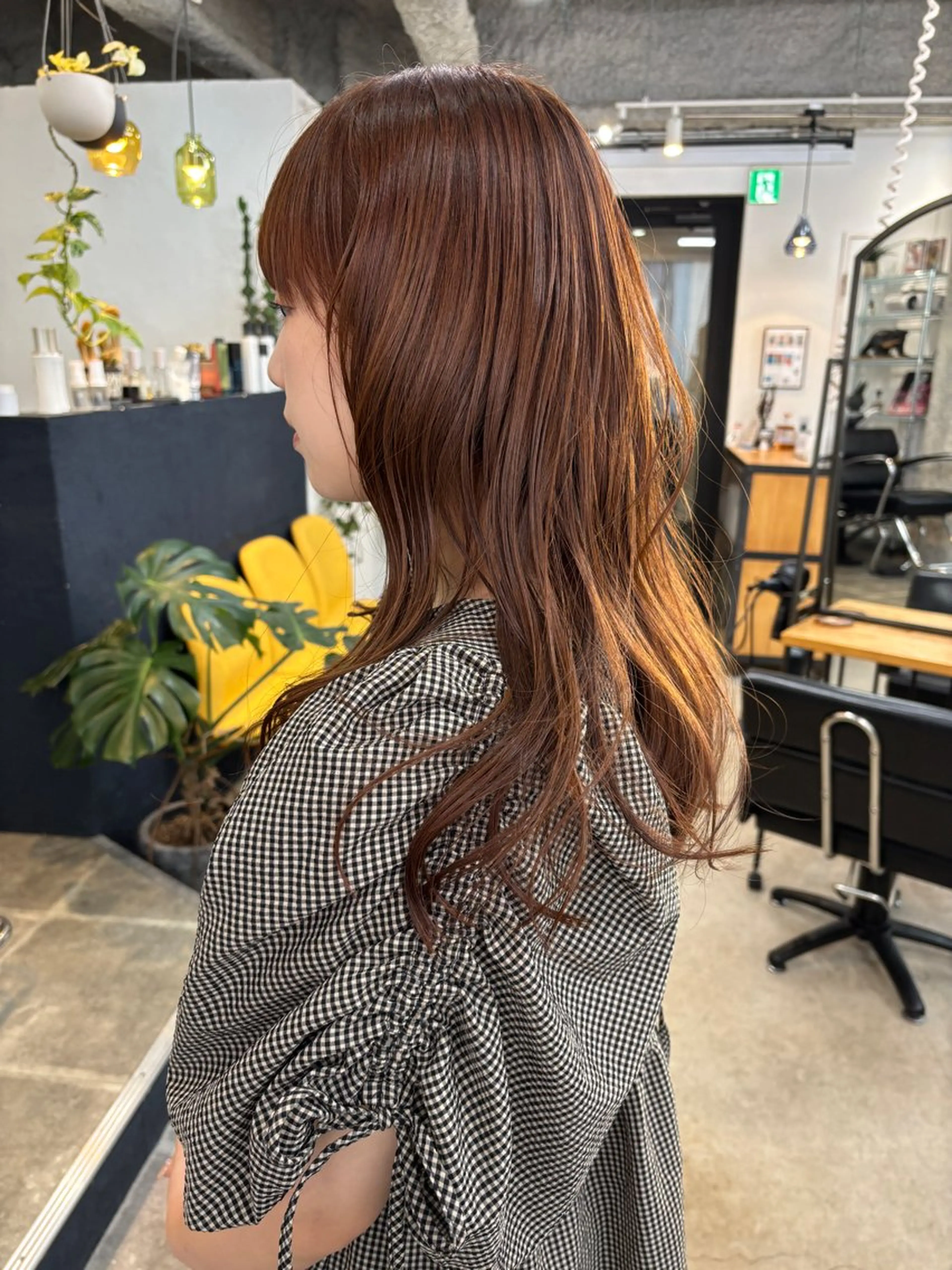 ロング カラー ベージュカラー ブリーチ ボルドーカラー ブラウンカラー カシス 暖色カラー/天神/ ヘイマサクラのヘアスタイル