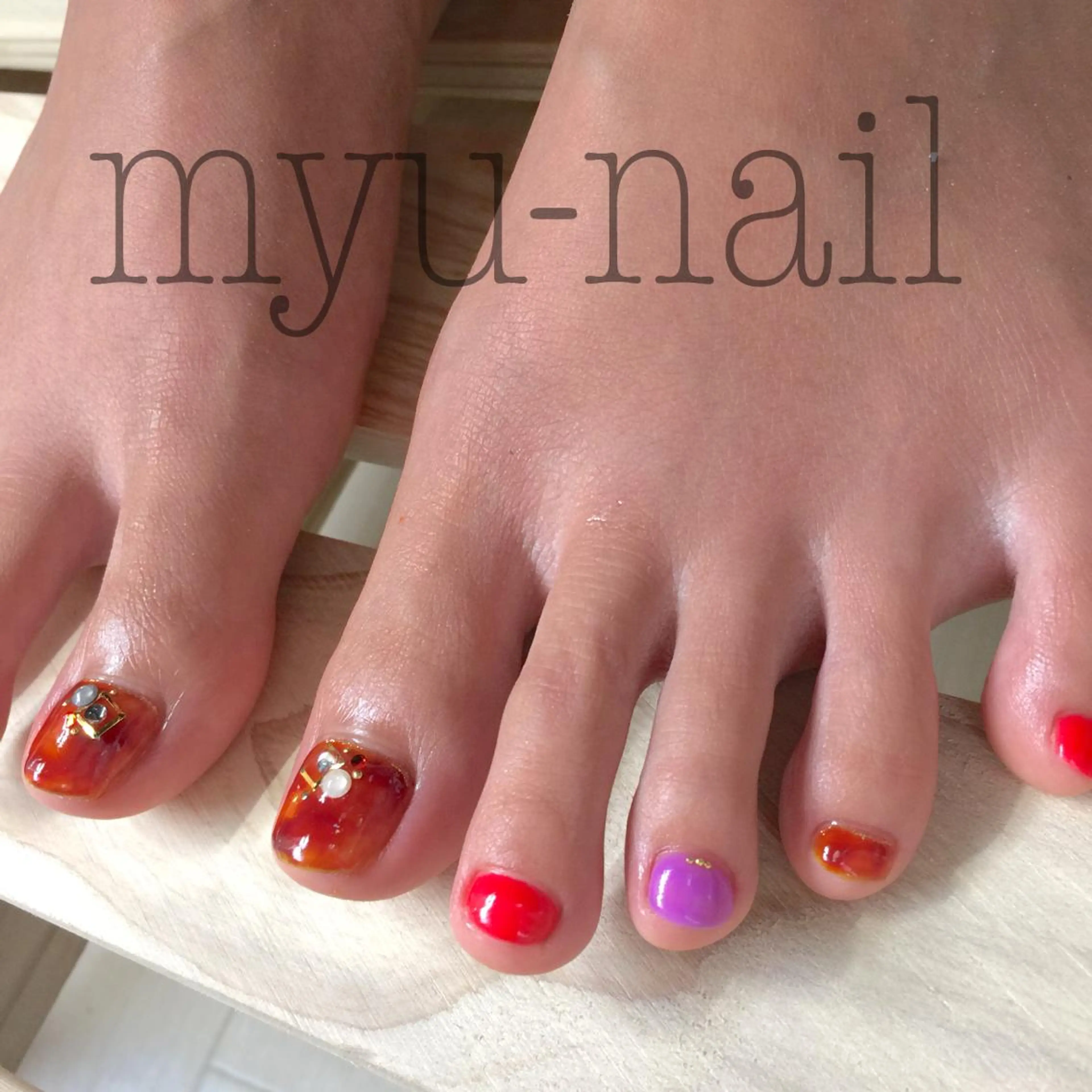 ネイル フットネイル ホームサロン myu-nailのネイルデザイン