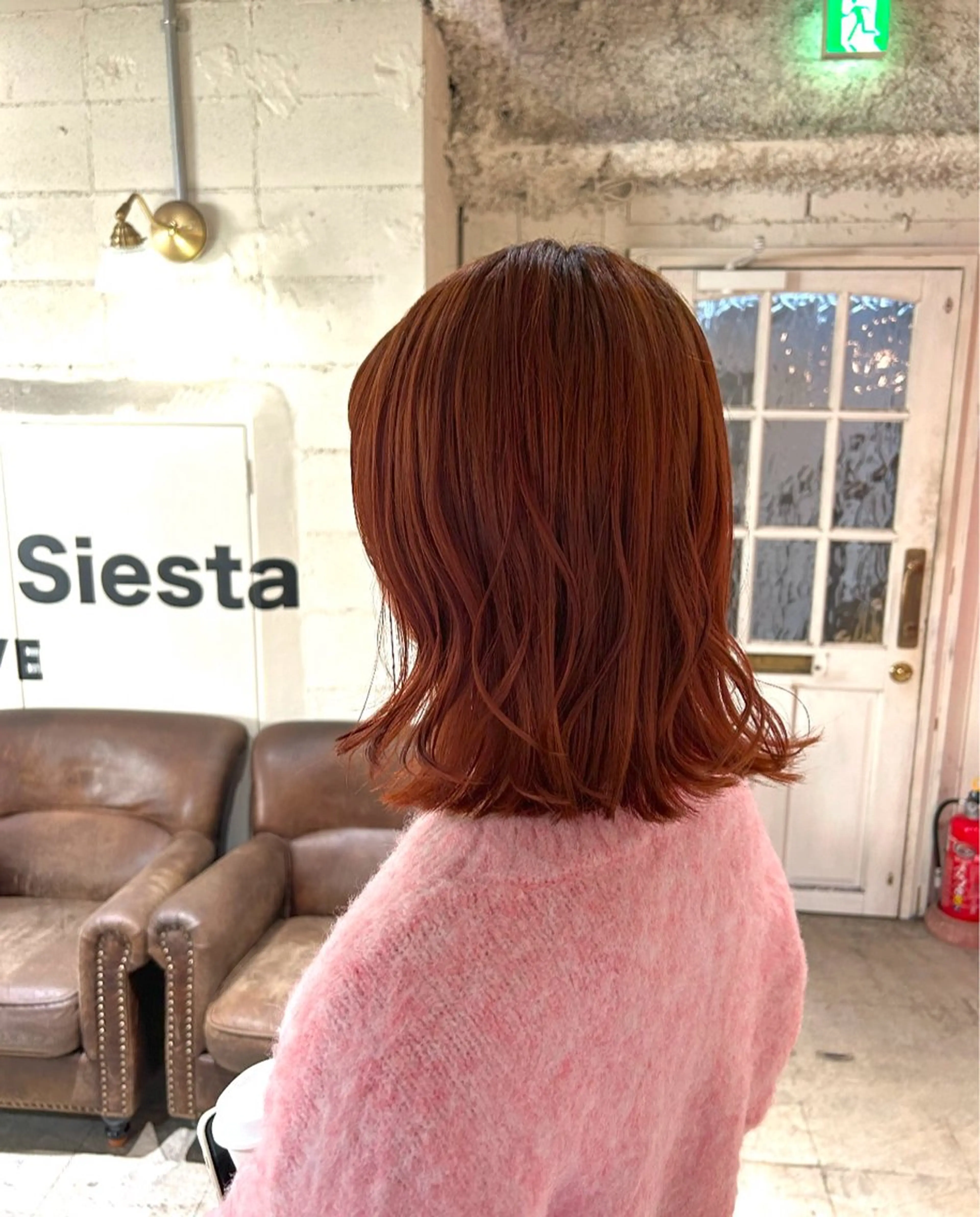 ミディアム カラー ヘアカラー トリートメント 透明感カラー/ Reika☁️ིྀのヘアスタイル