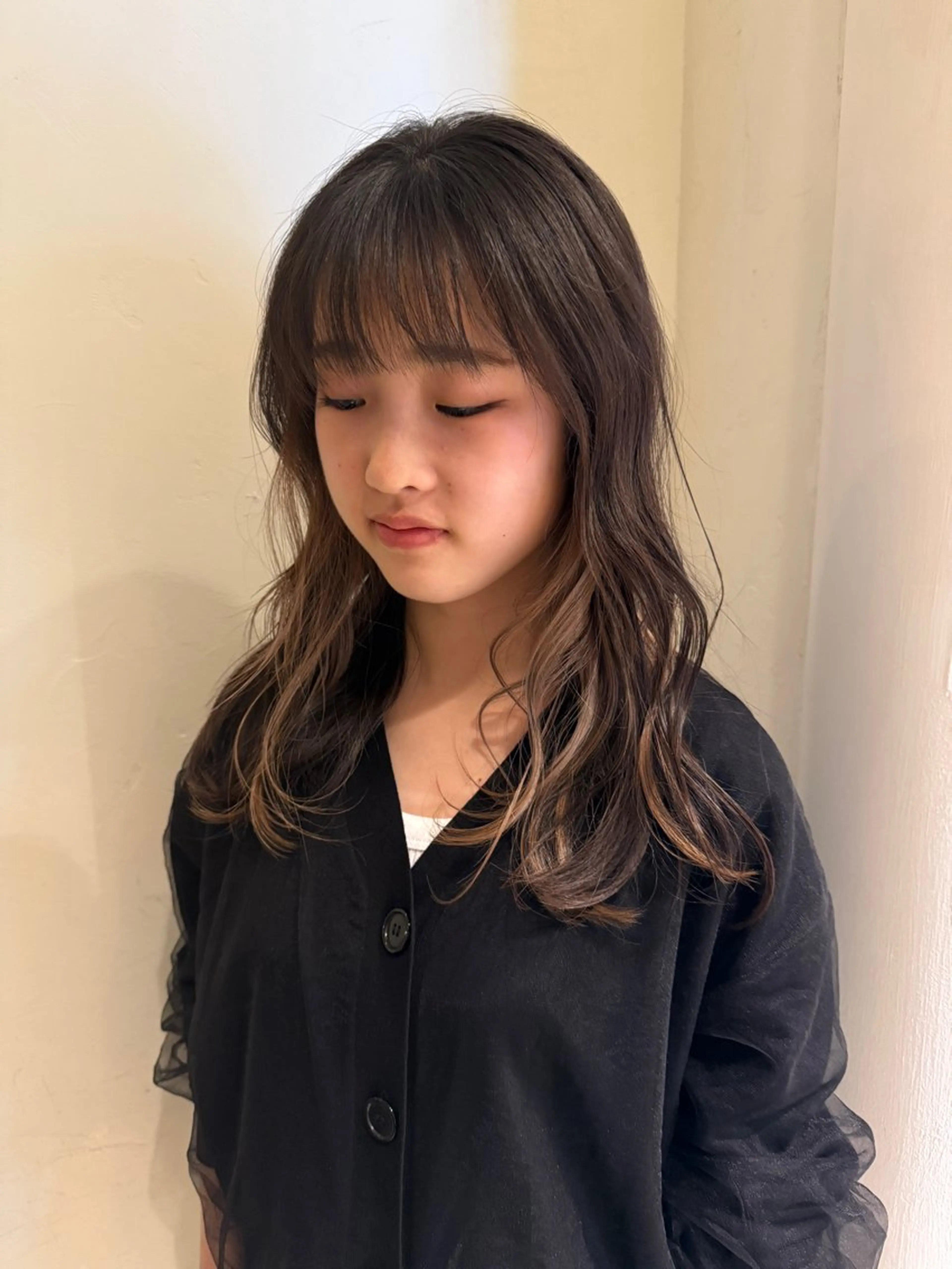 ロング カラー ヘアカラー 無料ショートカット 募集中📛杏のヘアスタイル