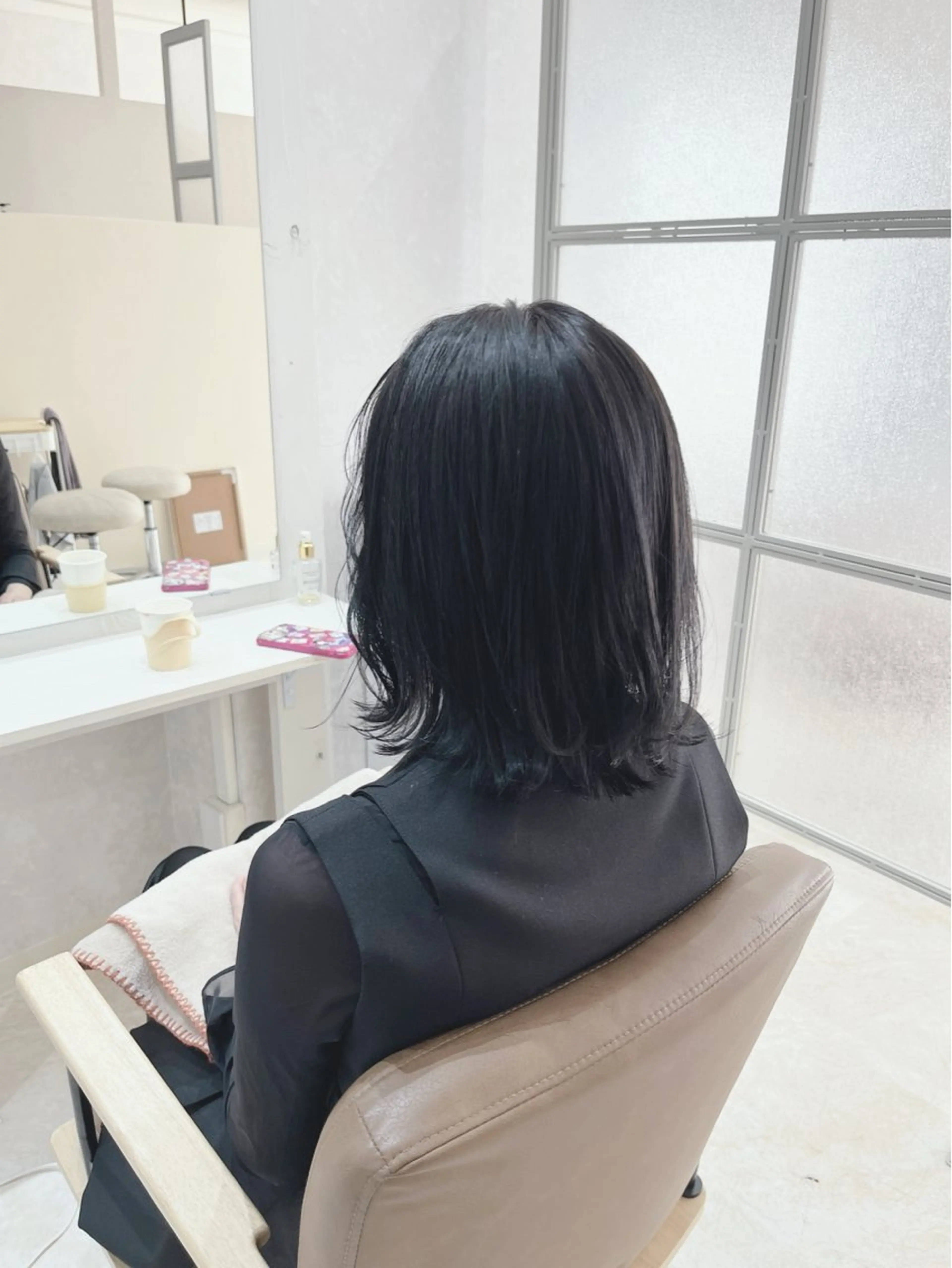 ミディアム 【ROSSO】 SHUHEIのヘアスタイル