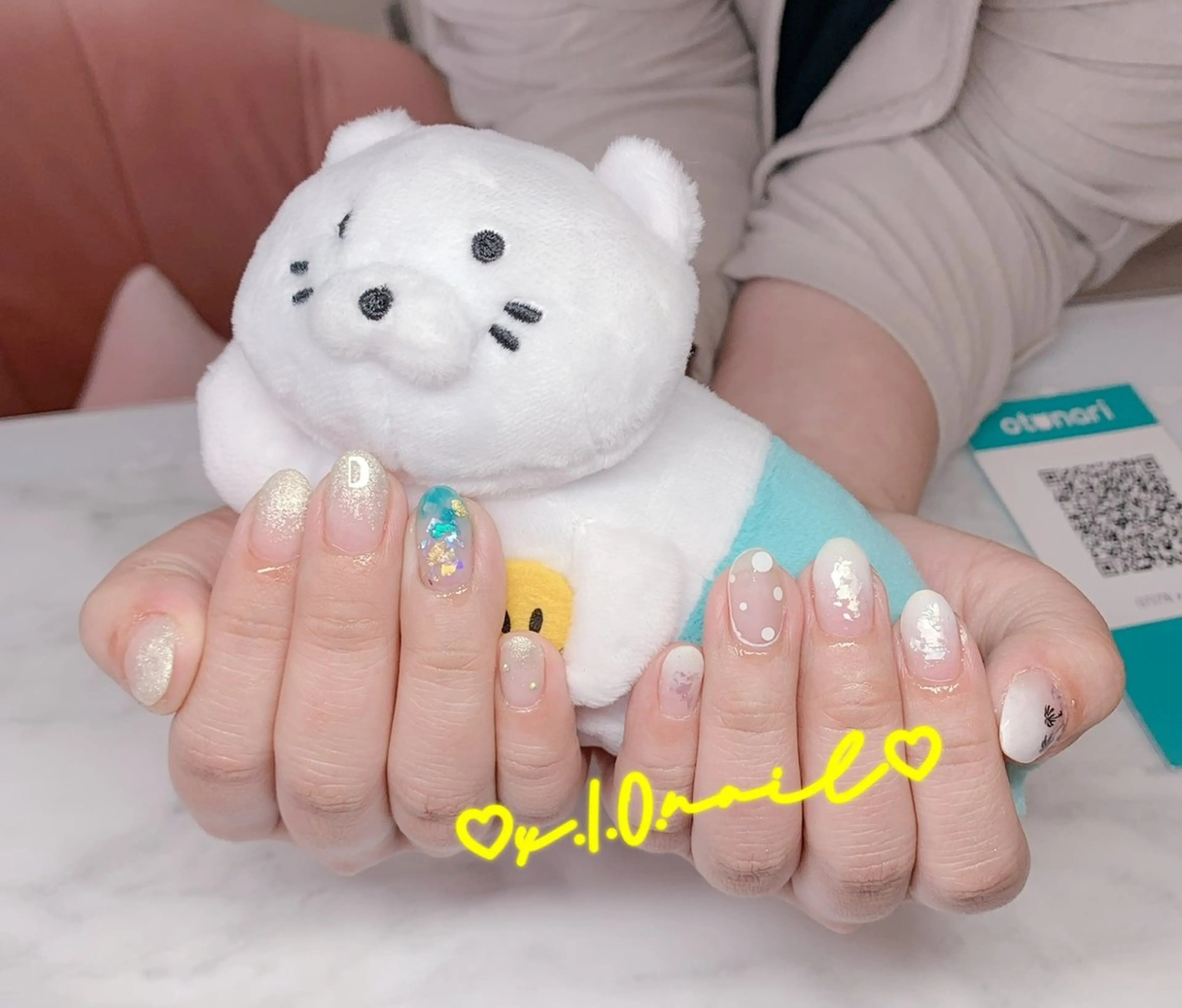 ネイル アニマル柄 アートネイル ニュアンスネイル シンプルネイル ネイルチップ ハンドネイル x.1.0.nail ♡Cのネイルデザイン