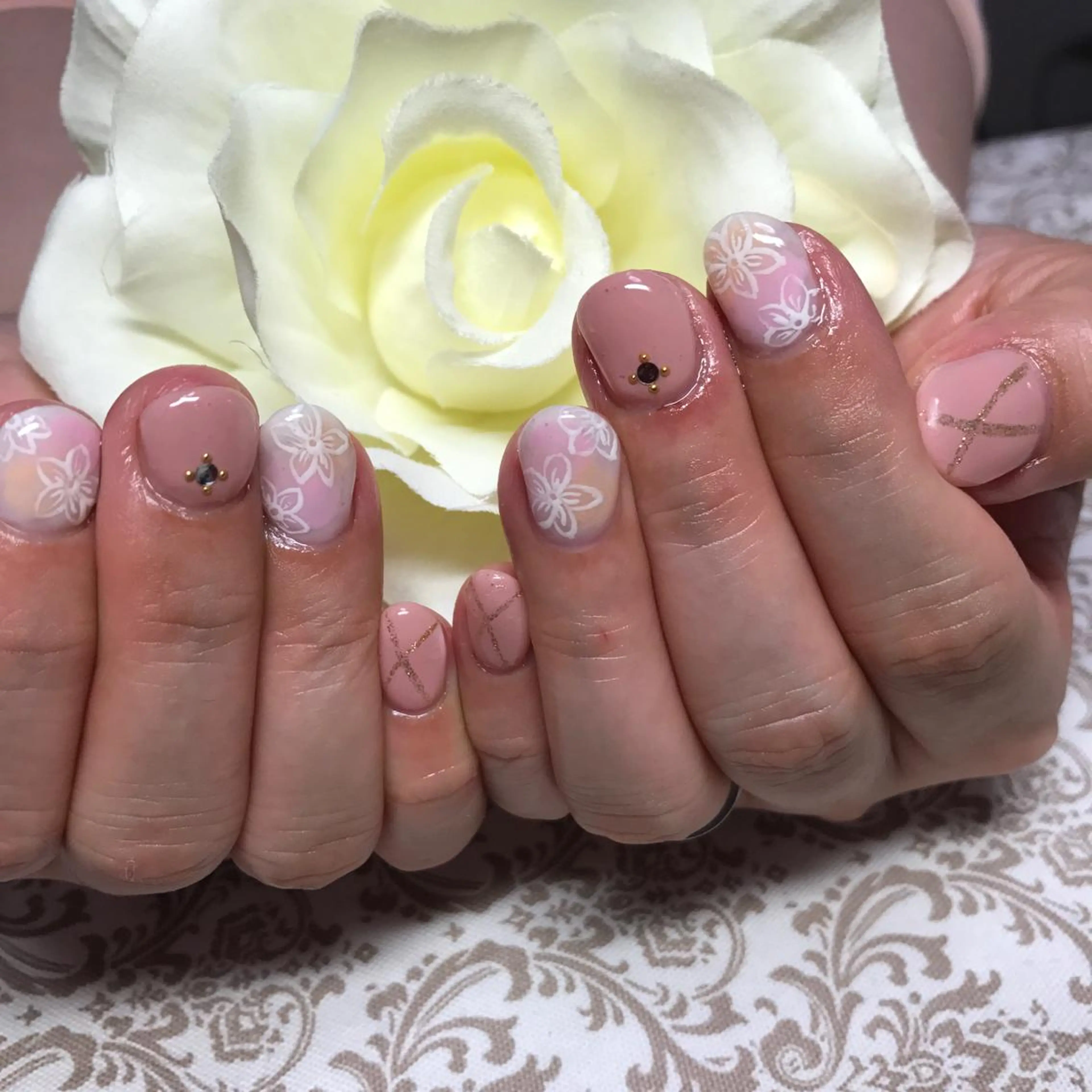 ネイル アートネイル フラワーネイル ショートネイル COCO +のエステ・リラクイメージ