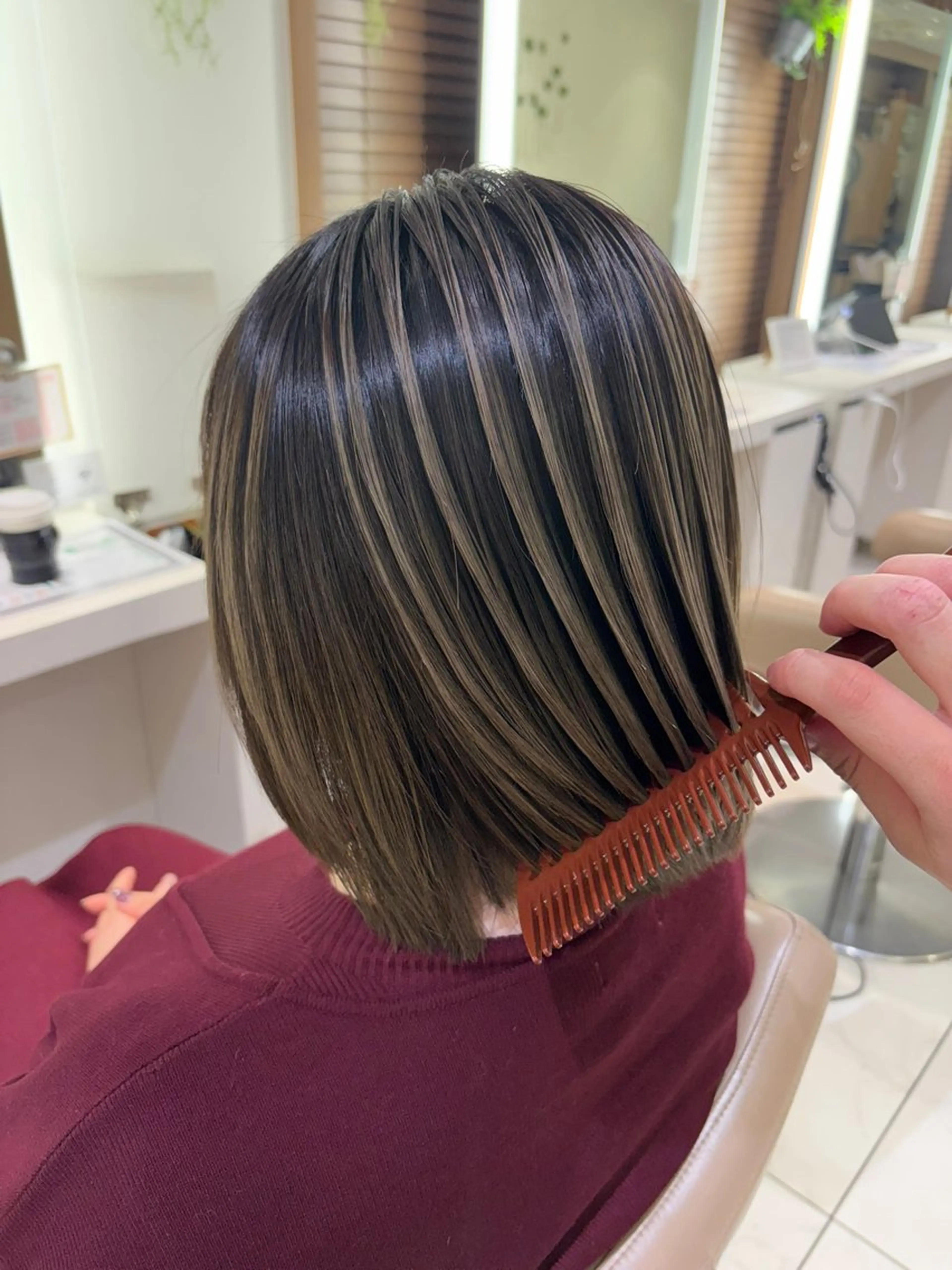 ショート カラー バレイヤージュ 髪質改善 レイヤーカット ヘアカラー トリートメント 大宮/バレイヤージュ 髪質改善/澤田隆誠のヘアスタイル