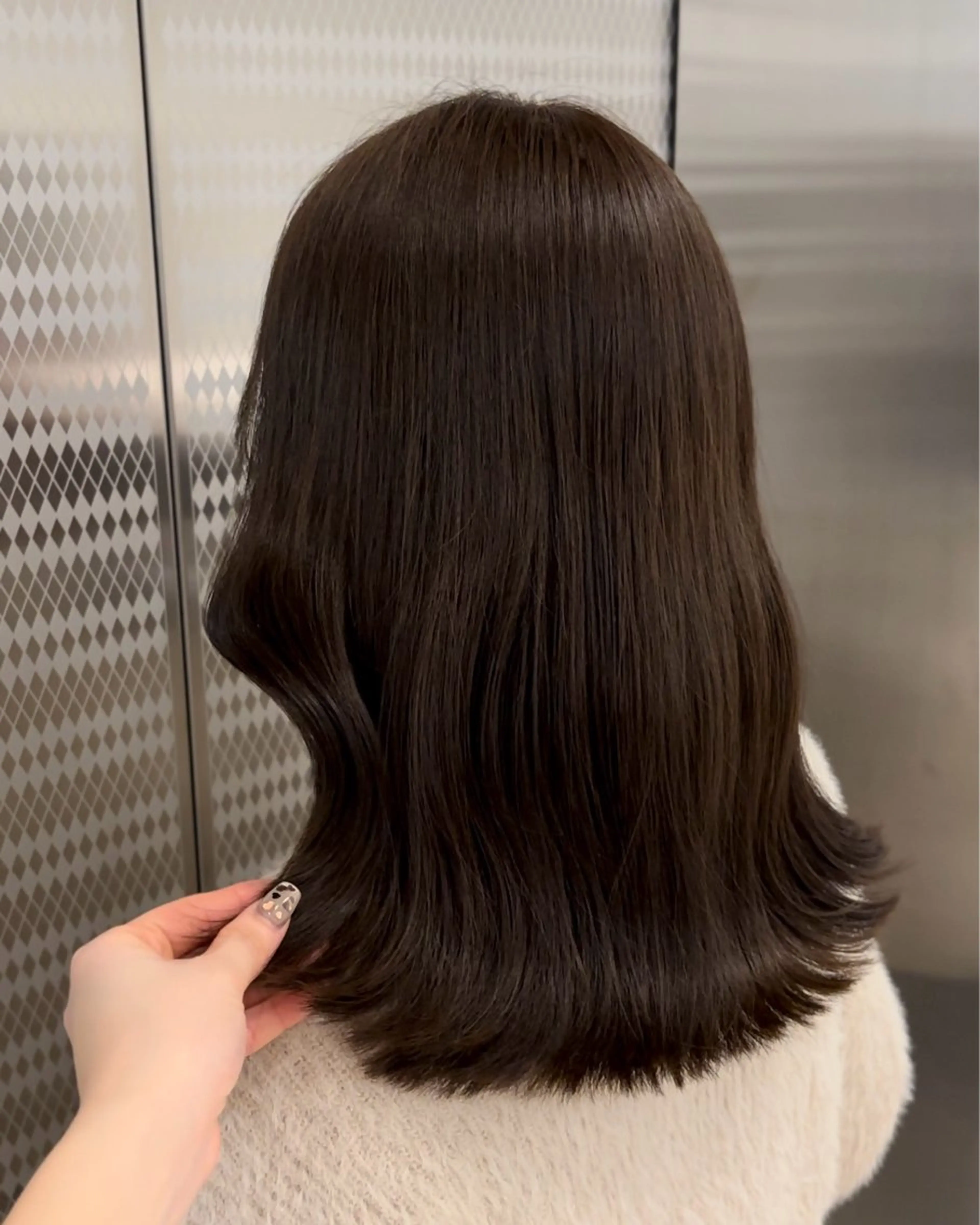 ミディアム カラー ブリーチ 透明感カラー カット ヘアカラー CHAINON×FeM#所属・名駅/sHiHo/透 明感カラー✨🎀/のヘアスタイル