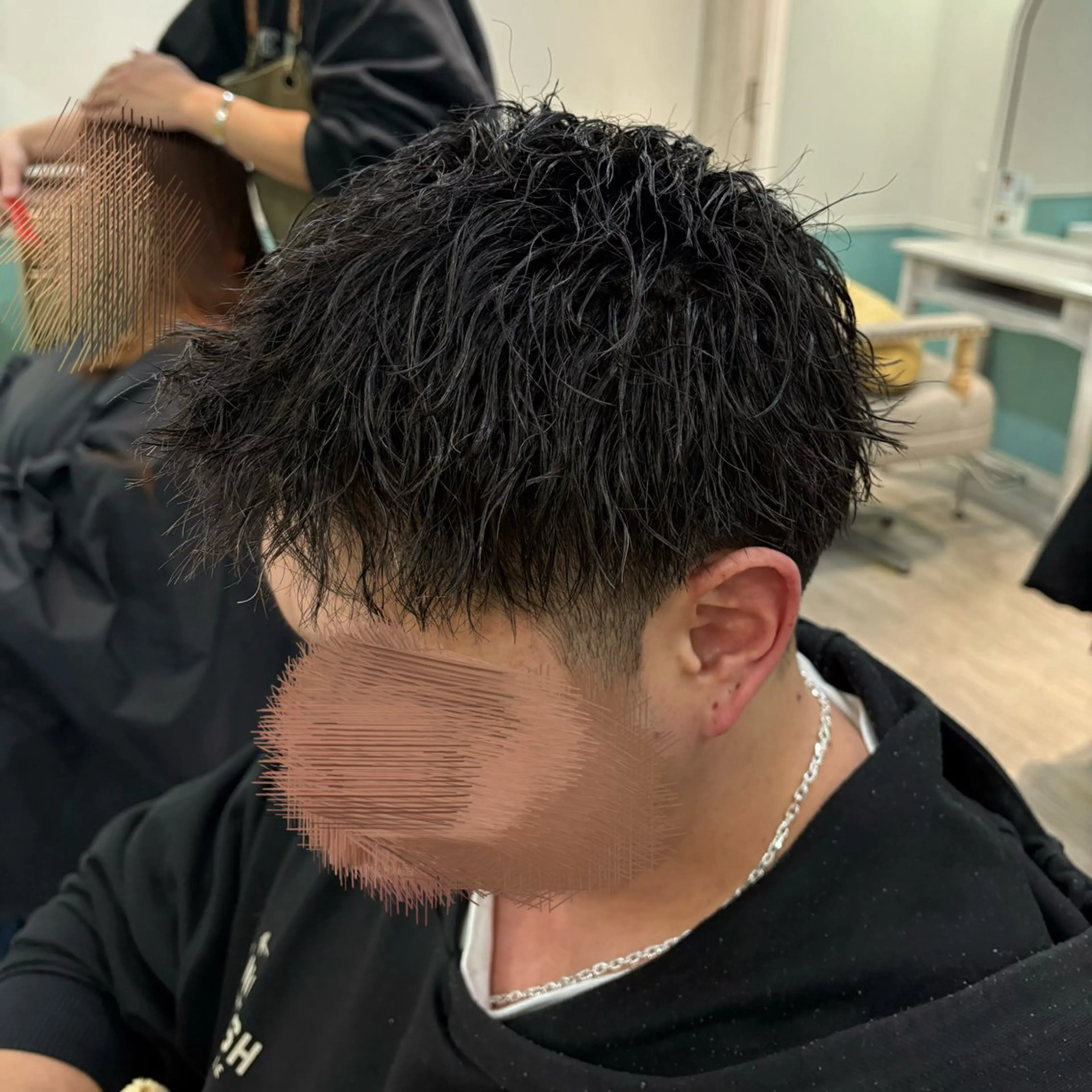 ショート 韓国風ヘア 似合わせカット カット パーマ 【メンズ専門】 髙橋琉偉のヘアスタイル