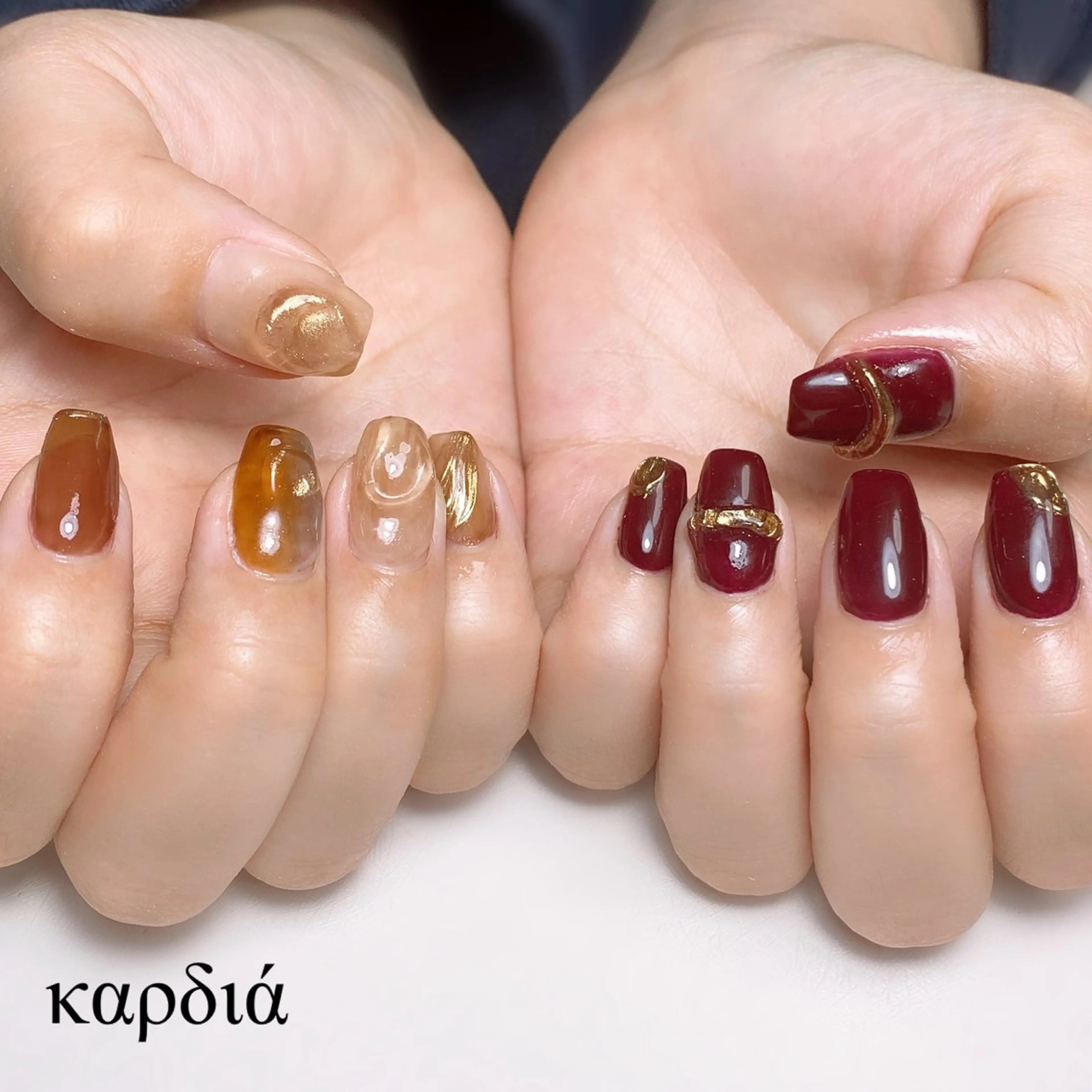 ネイル καρδιά -ｶﾙﾃﾞｨｱ-のネイルデザイン