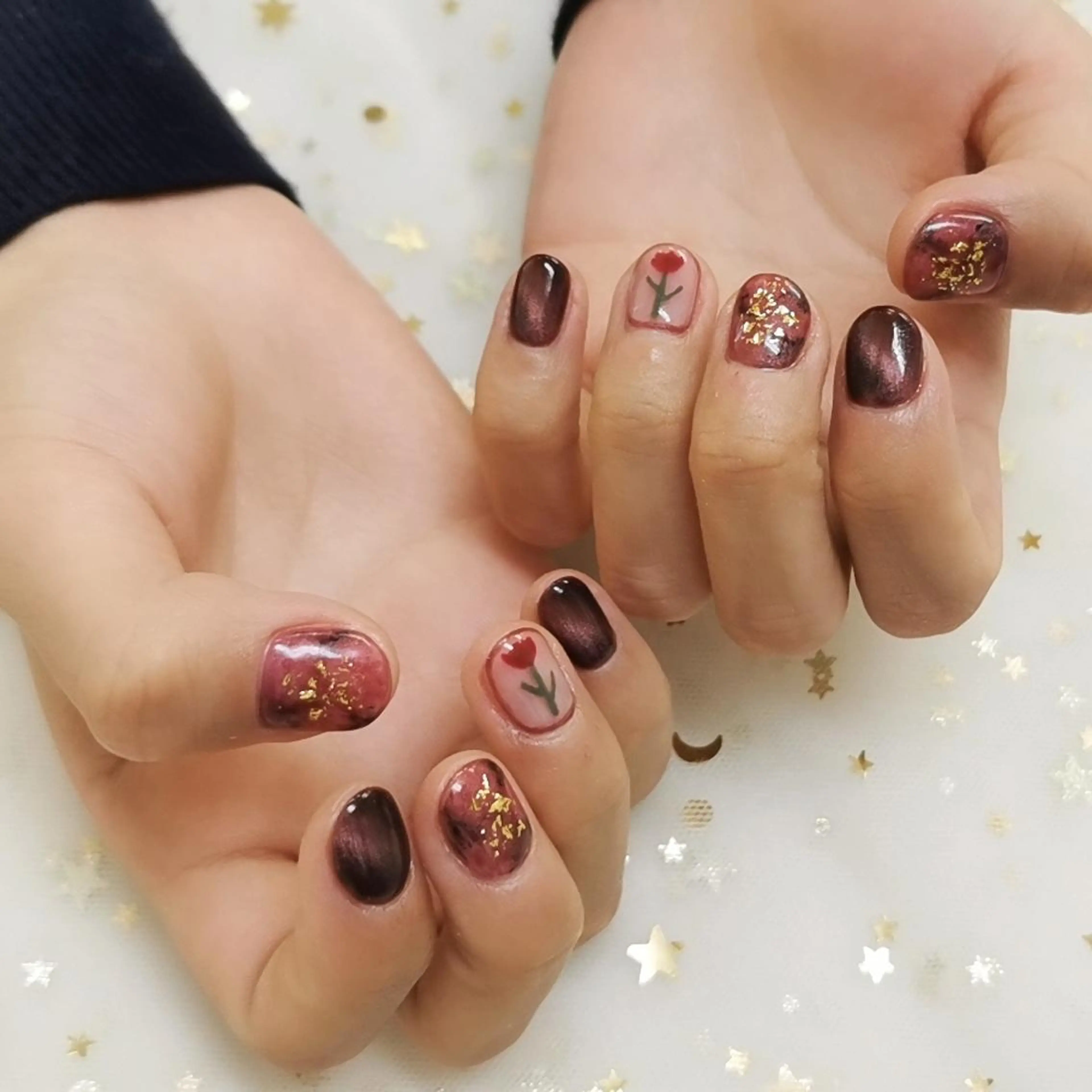 ネイル ハンドネイル 上福岡 らんらんのネイルデザイン