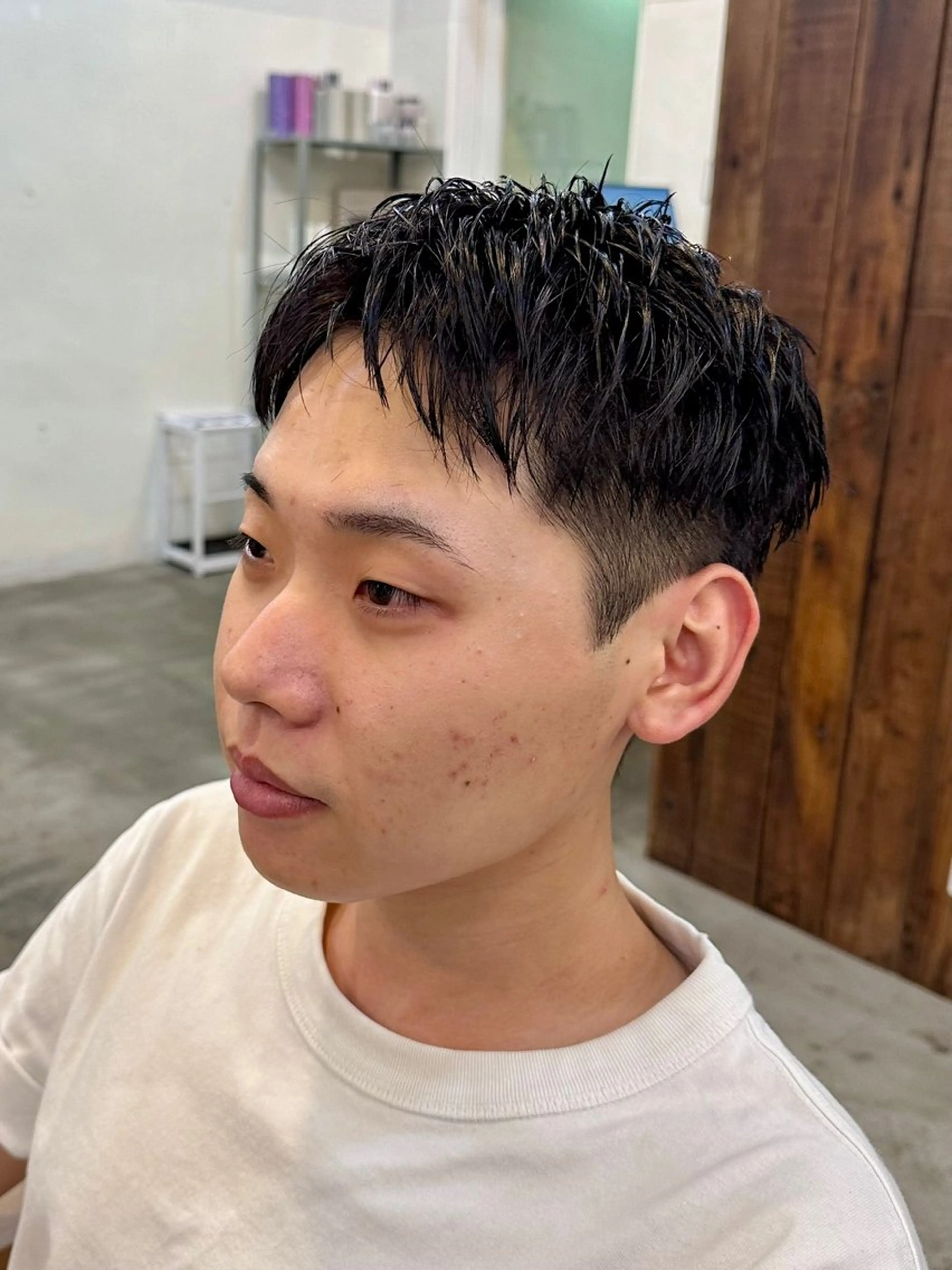 ショート メンズ 横浜/メンズ特化/ Farbe/田中颯斗のヘアスタイル
