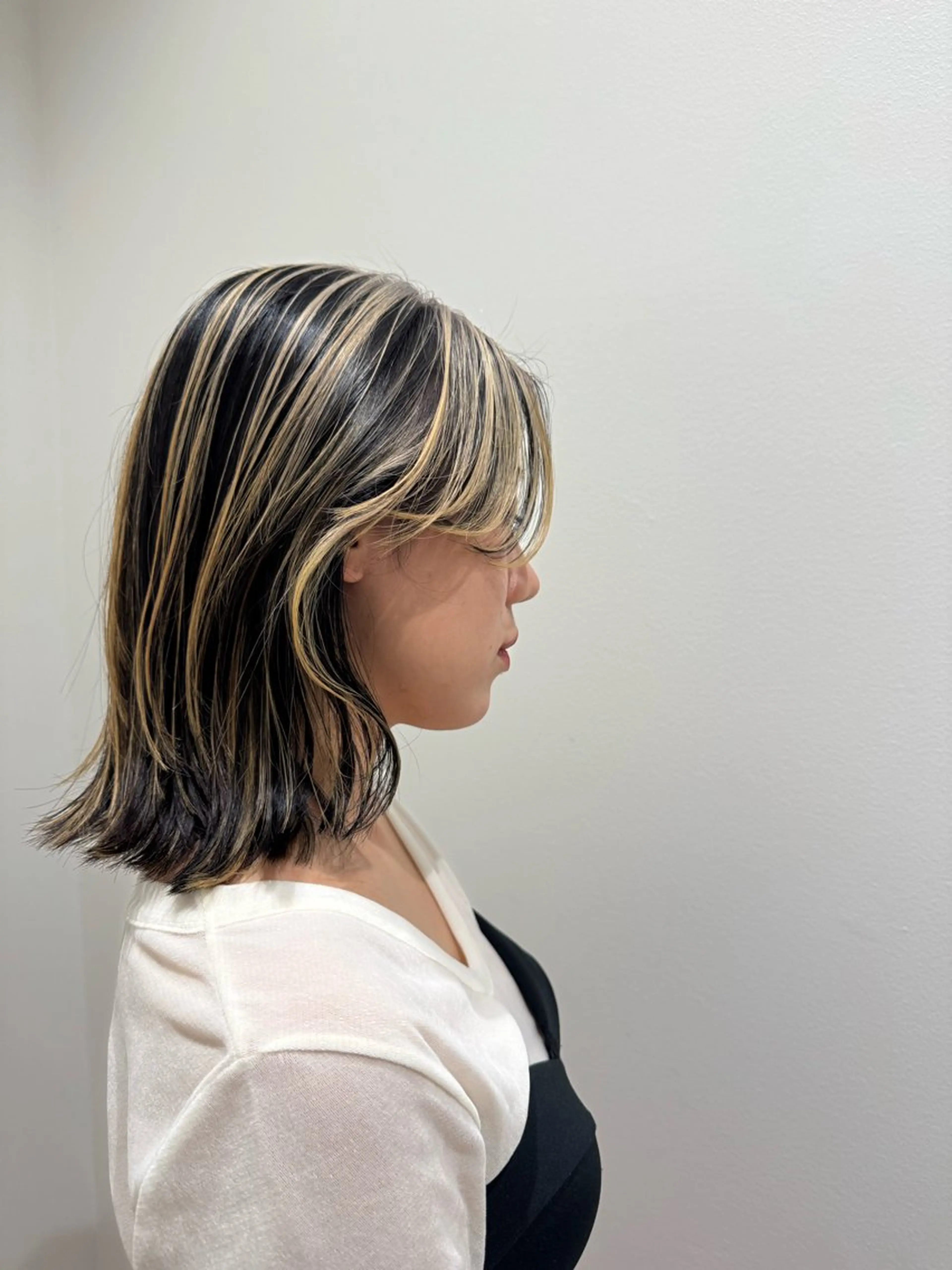 【1プロセスでできるデザインカラー】ポイントデザイン+トリートメントの写真