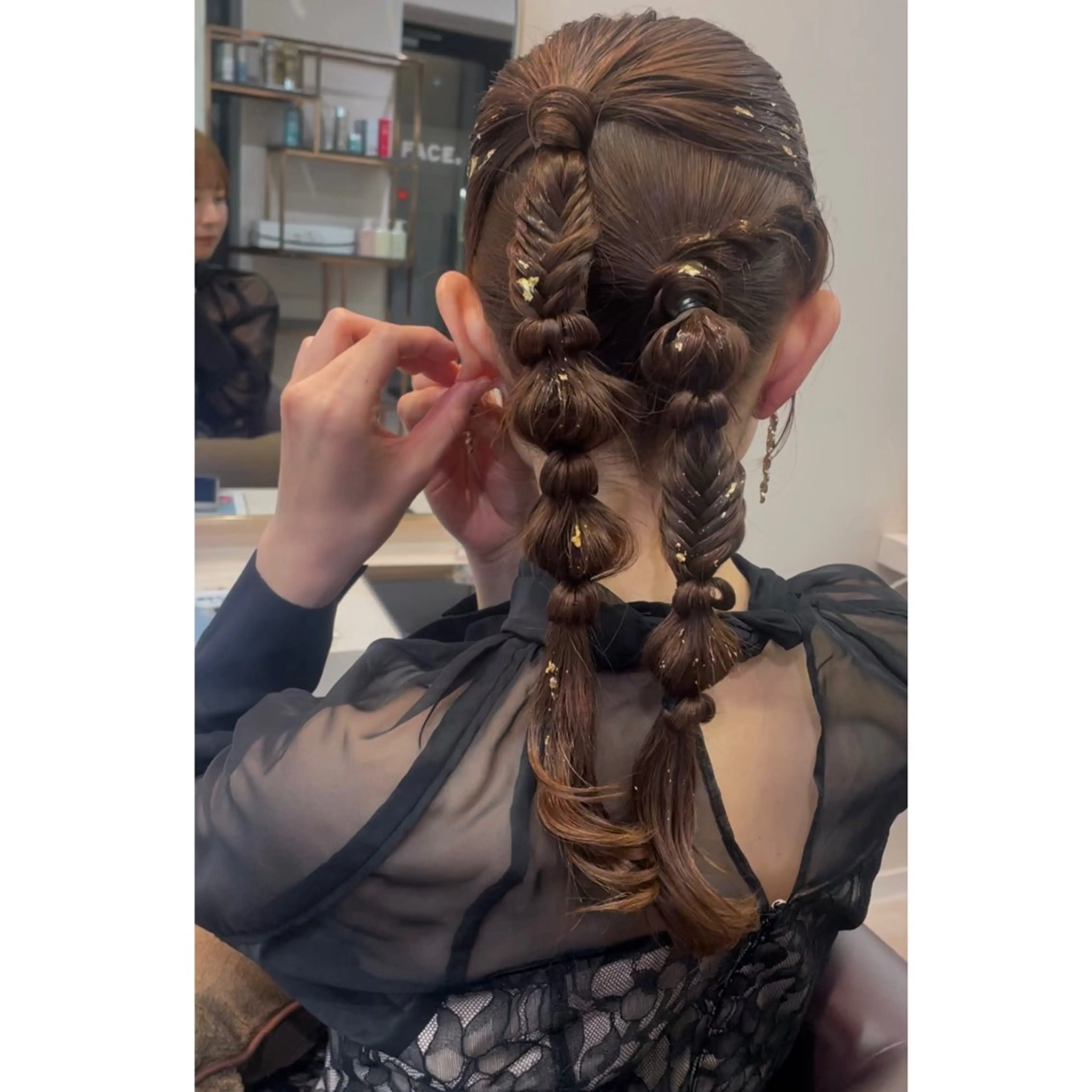 ロング ヘアセット 縮毛矯正/アレンジ FACE。ゆのんのヘアスタイル