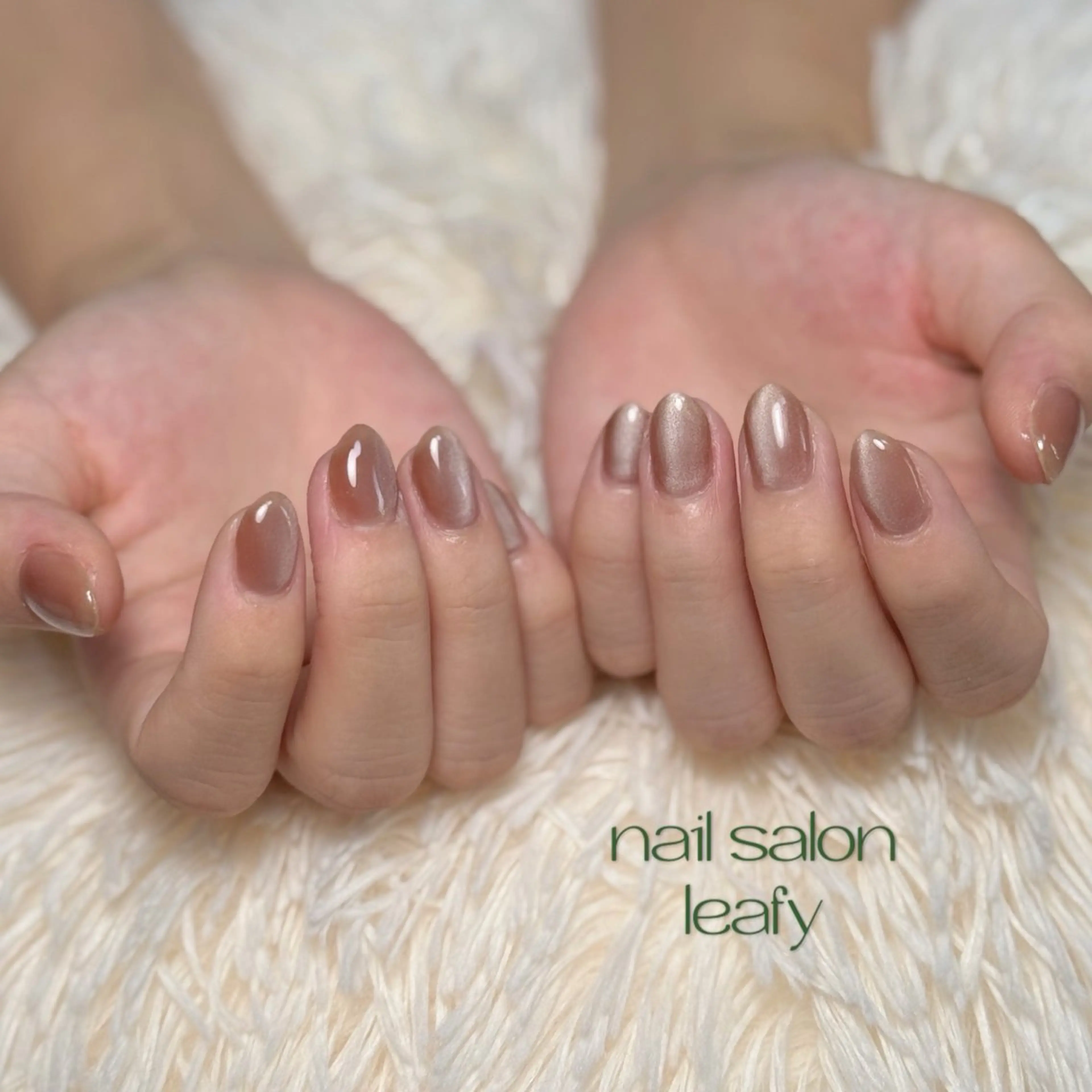 ネイル マグネットネイル ネイルサロン leafyのネイルデザイン