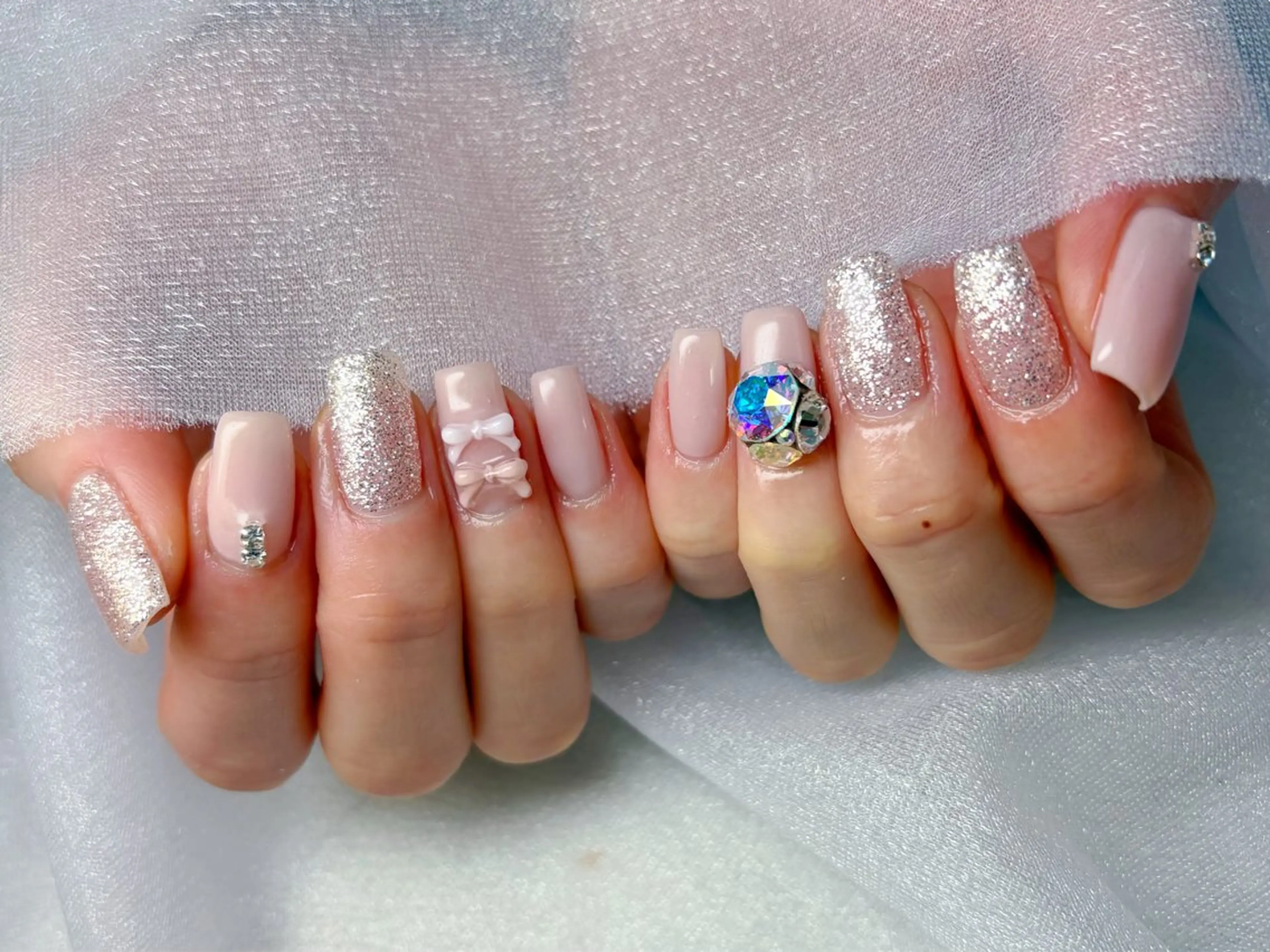 ネイル ハンドネイル Queennail 北堀江Yumiのネイルデザイン