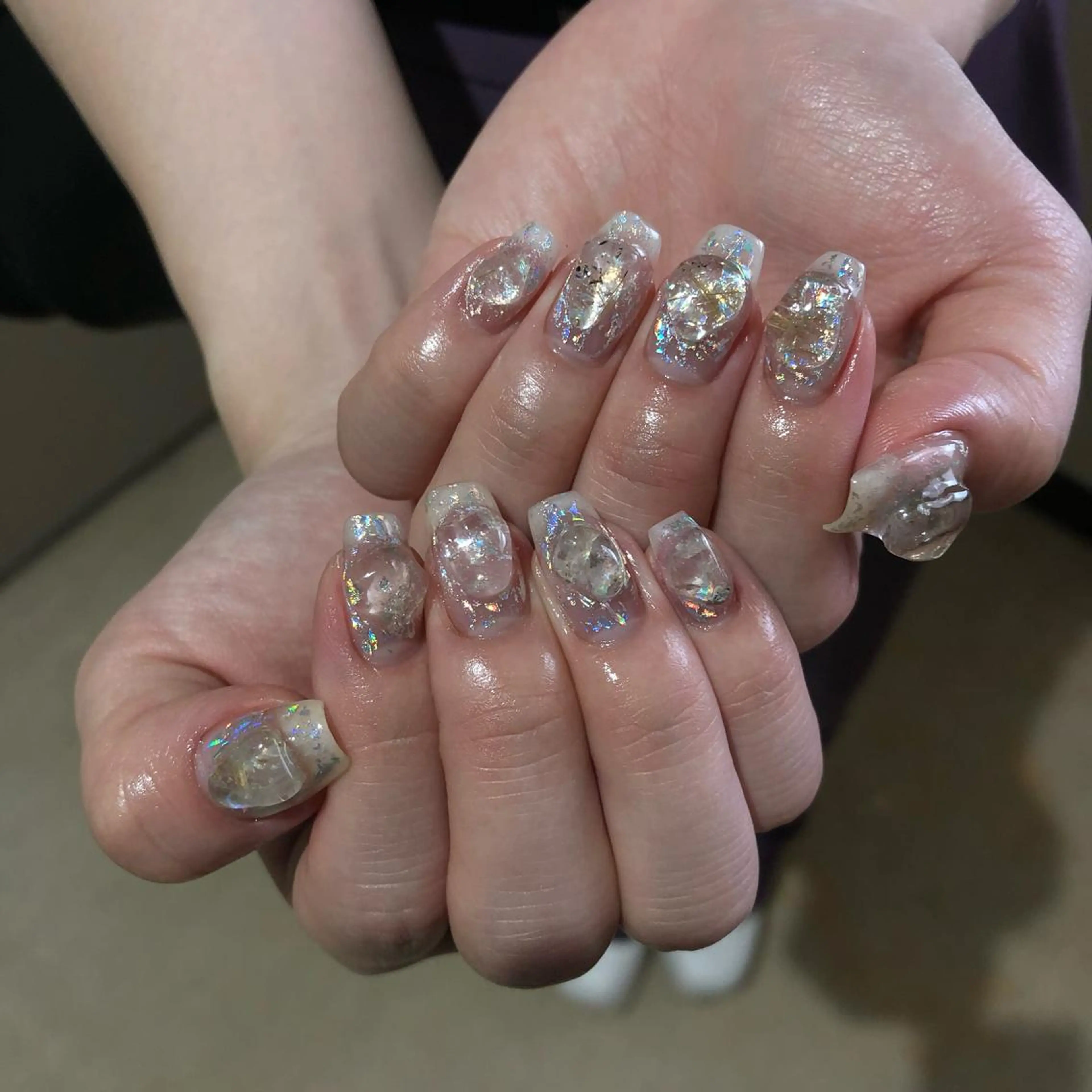 ネイル パラあり！フィルイン 美フォルムのネイルデザイン