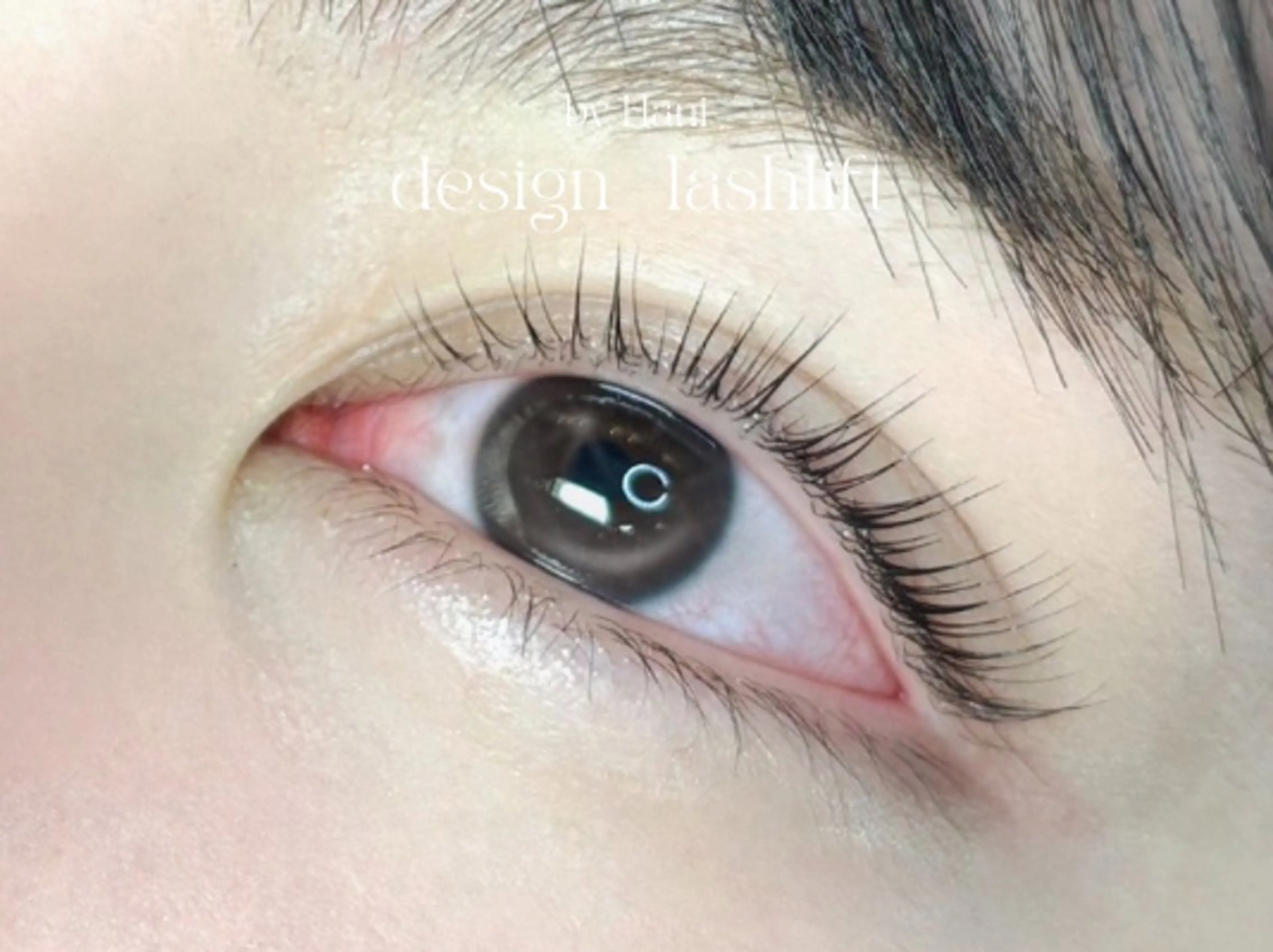 マツエク・マツパ 束感まつ毛 まつげパーマ 下まつげエクステ 一重×まつ毛パーマ Hani🌛 マツパ/アイブロウのマツエク・マツパデザイン