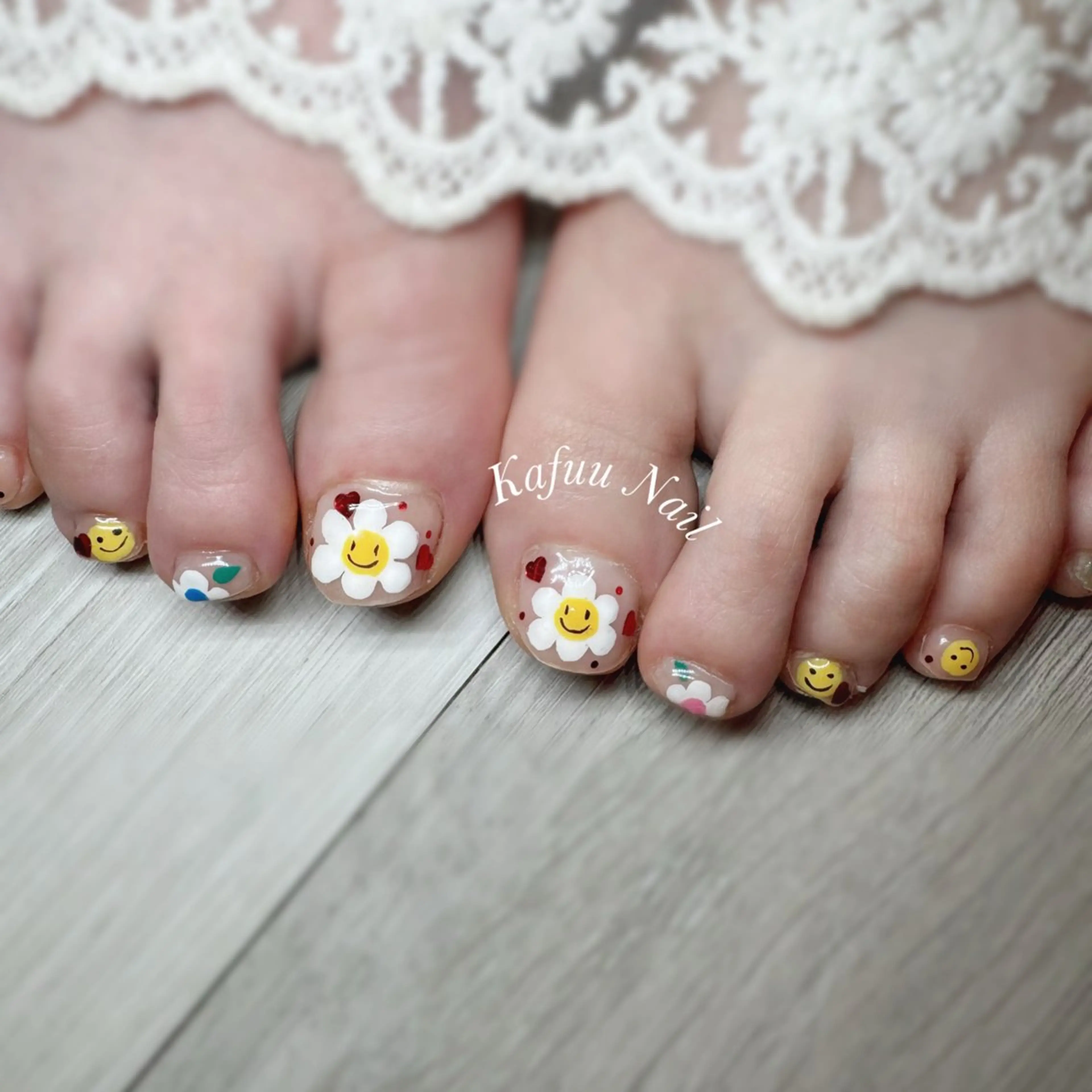 ネイル アートネイル フットネイル 持ち込み Kafuu Nailのネイルデザイン