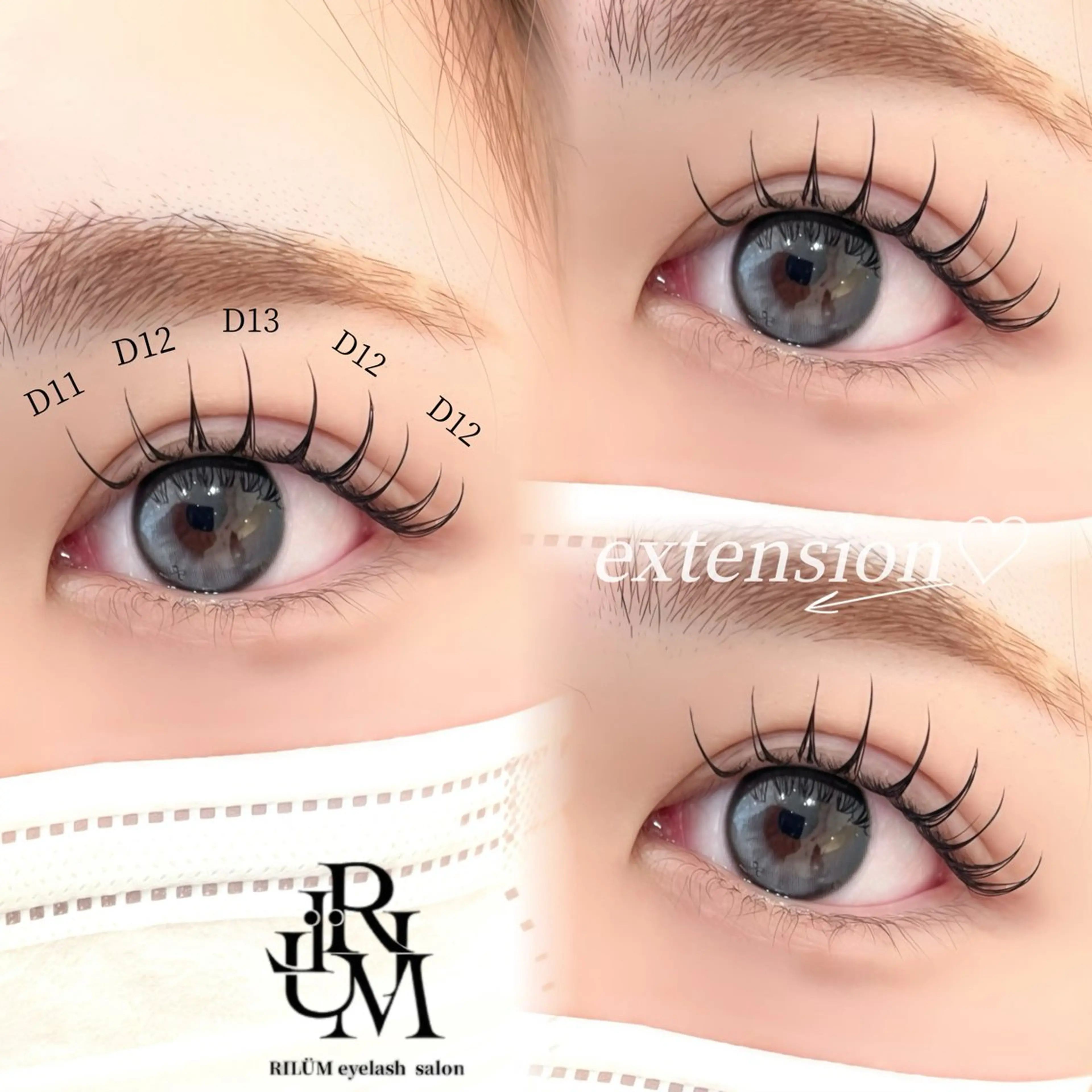 マツエク・マツパ 韓国風マツエク ナチュラル まつげパーマ 一重×まつ毛パーマ マツパ RILÜM/マツパ /マツエクのマツエク・マツパデザイン