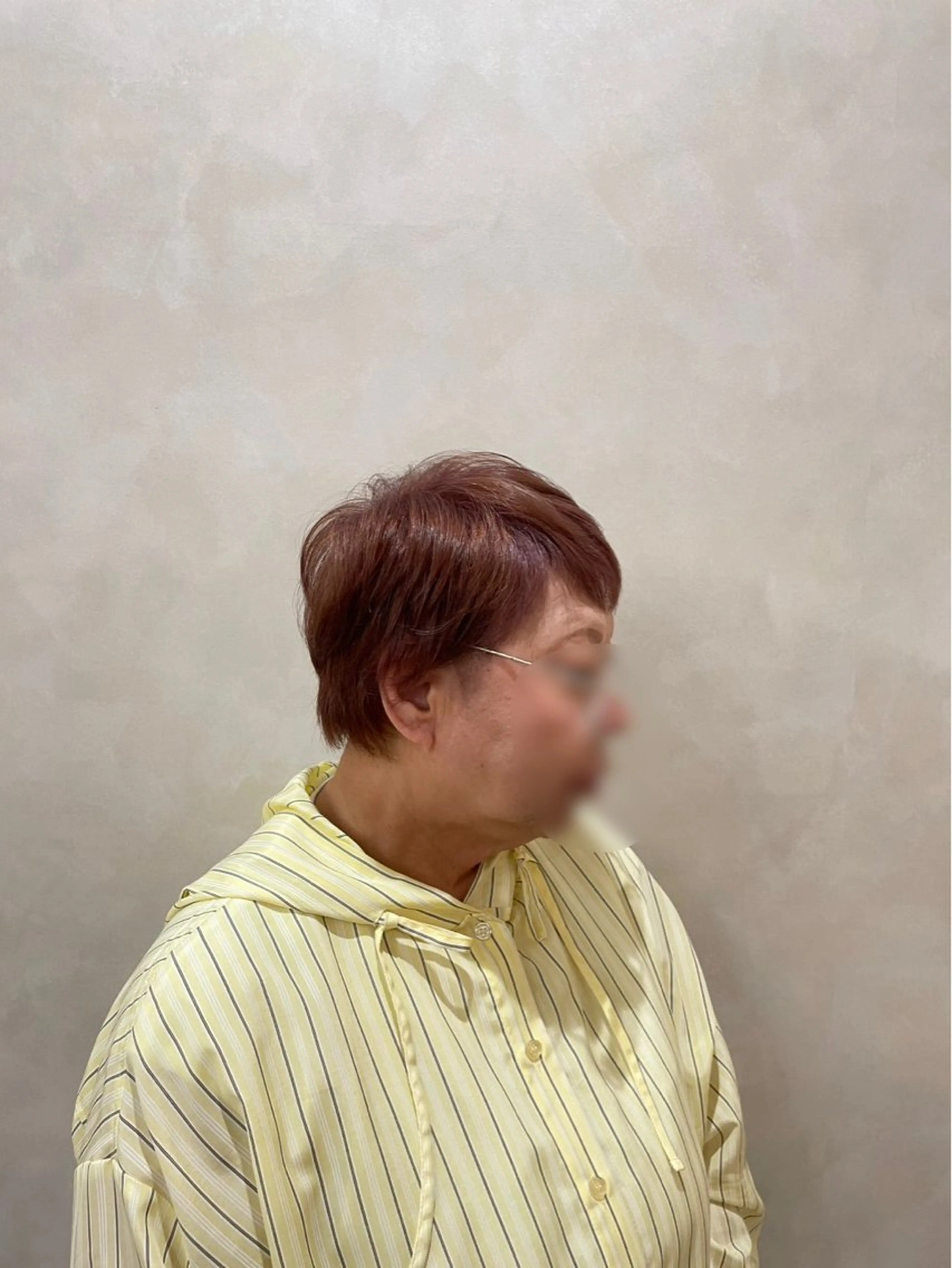 ショート カラー ピンクカラー カット ヘアカラー 寺田 美月のヘアスタイル