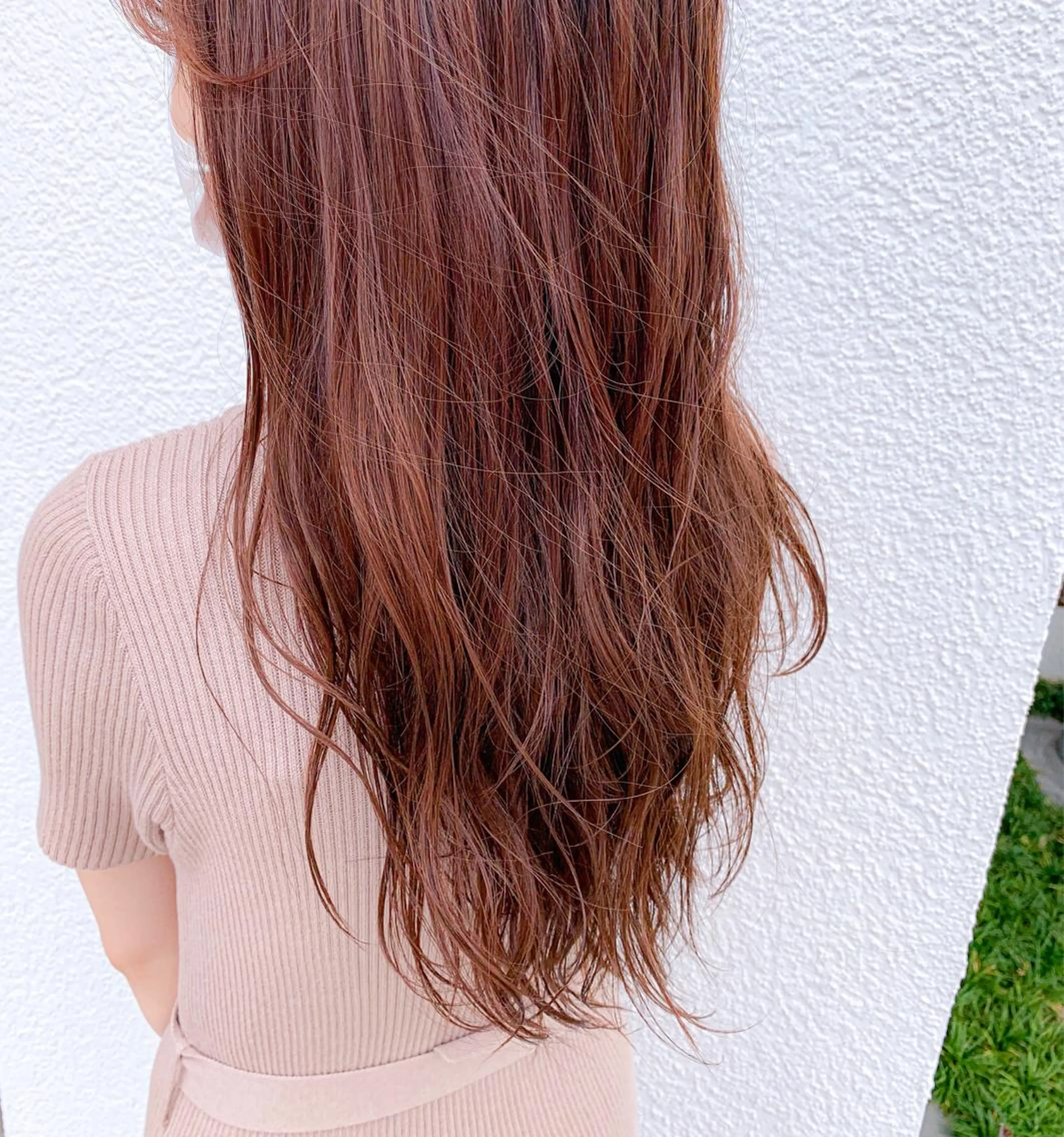 ロング カラー ヘアアレンジ ベージュカラー ブラウンカラー ピンクカラー メンズパーマ職人 加藤 弘貴のヘアスタイル