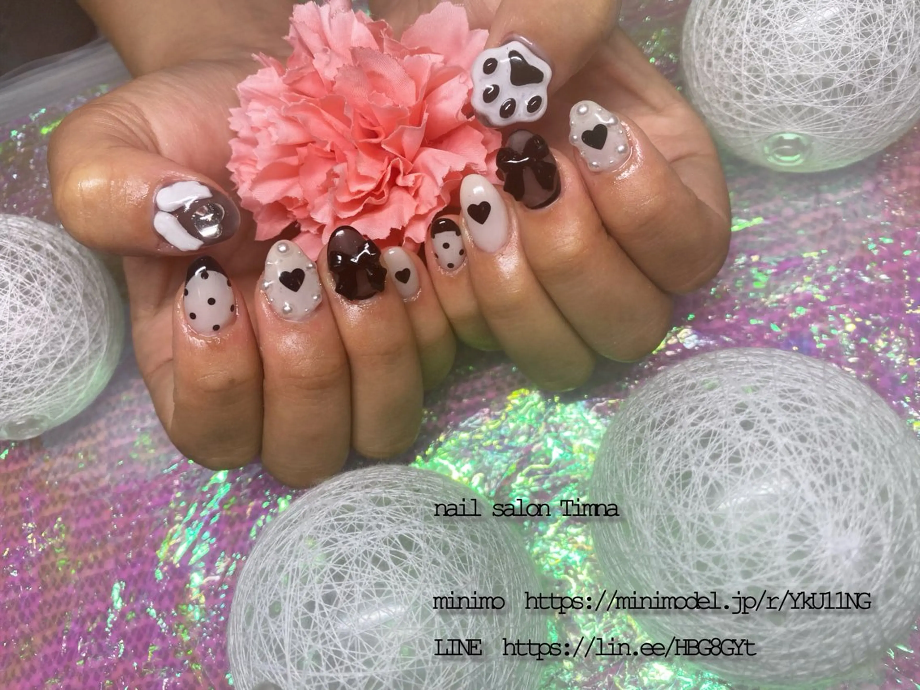 ミディアム ハンドネイル NAILSALON 🍔Timna🍟のネイルデザイン