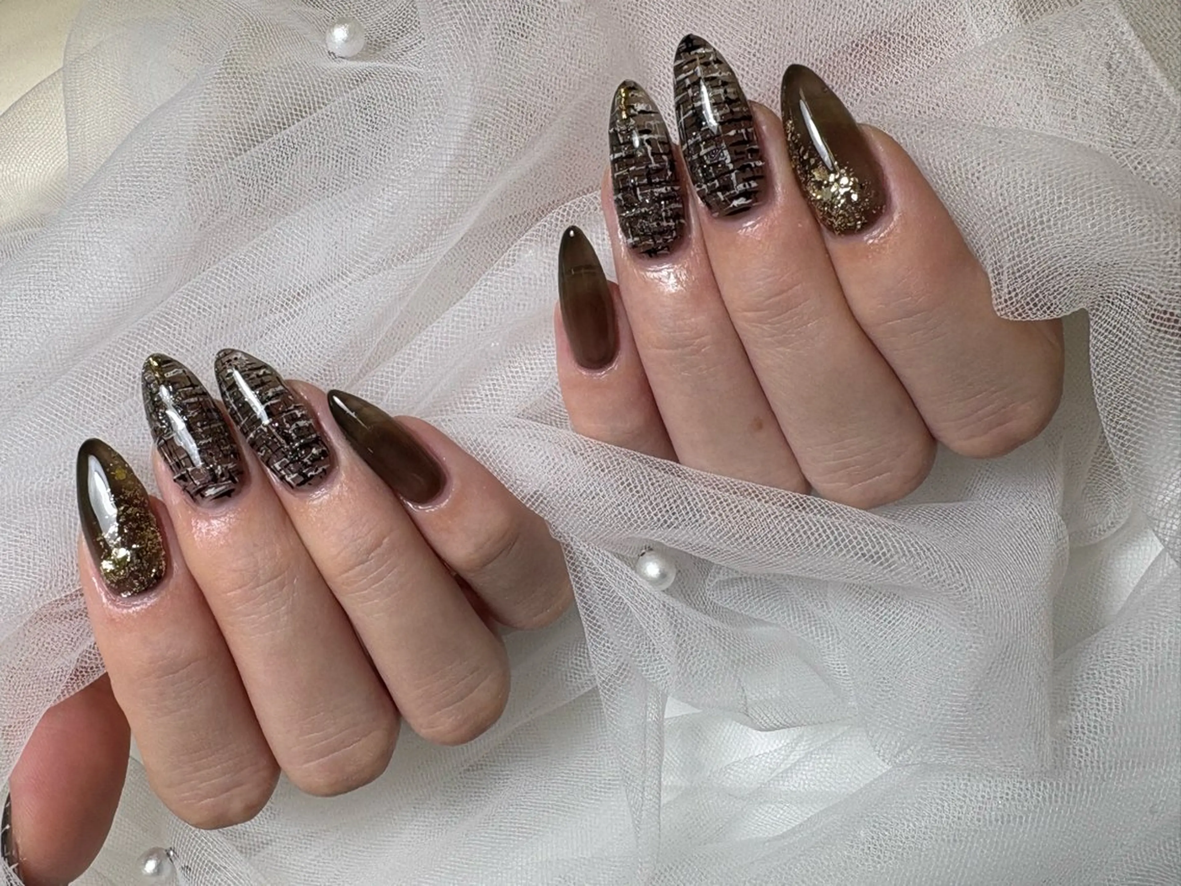 フルデザインネイル💅オフありの写真